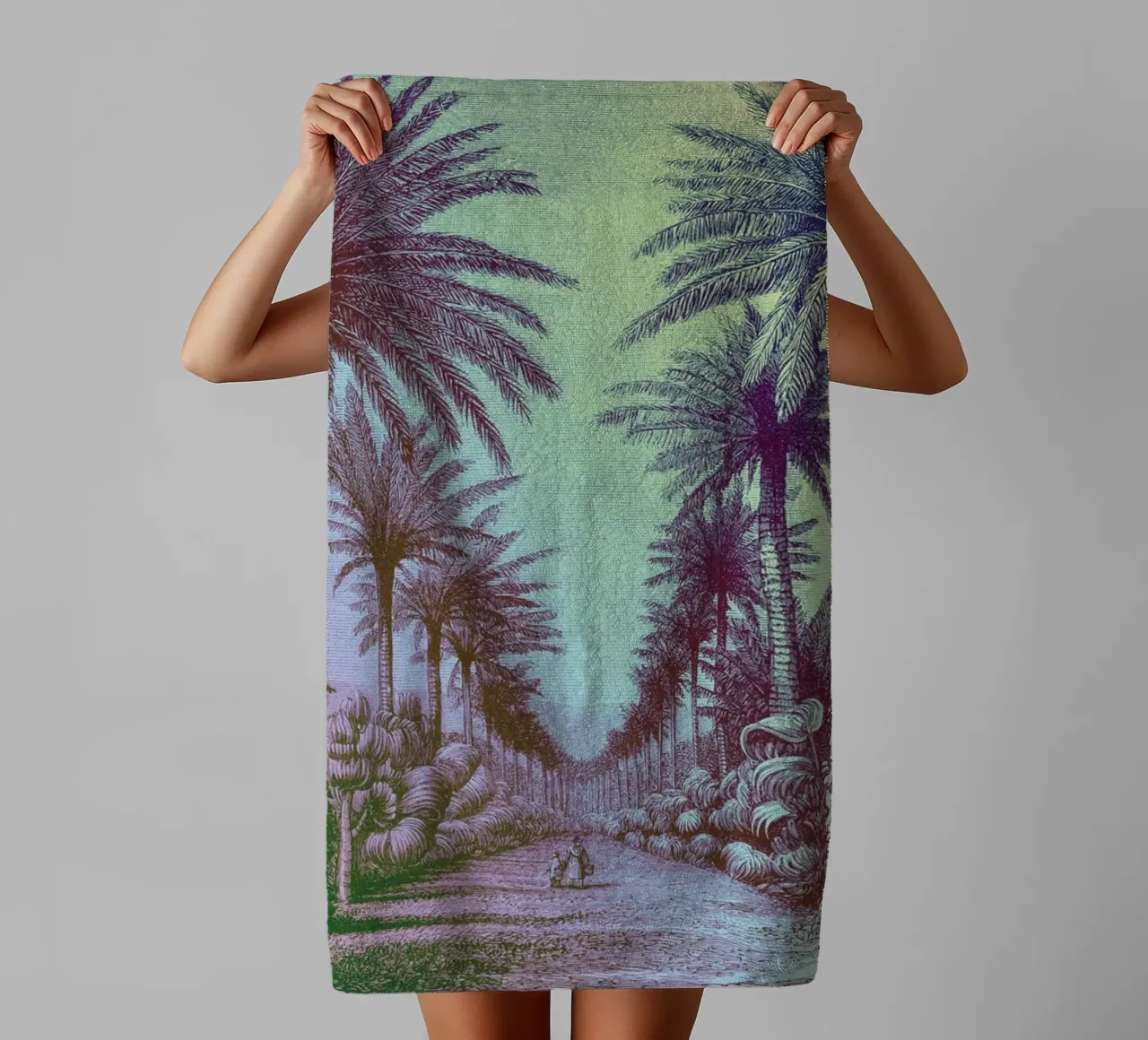 Palm Pop | Press Play Art Print Remix towel by Press Play Art Prints