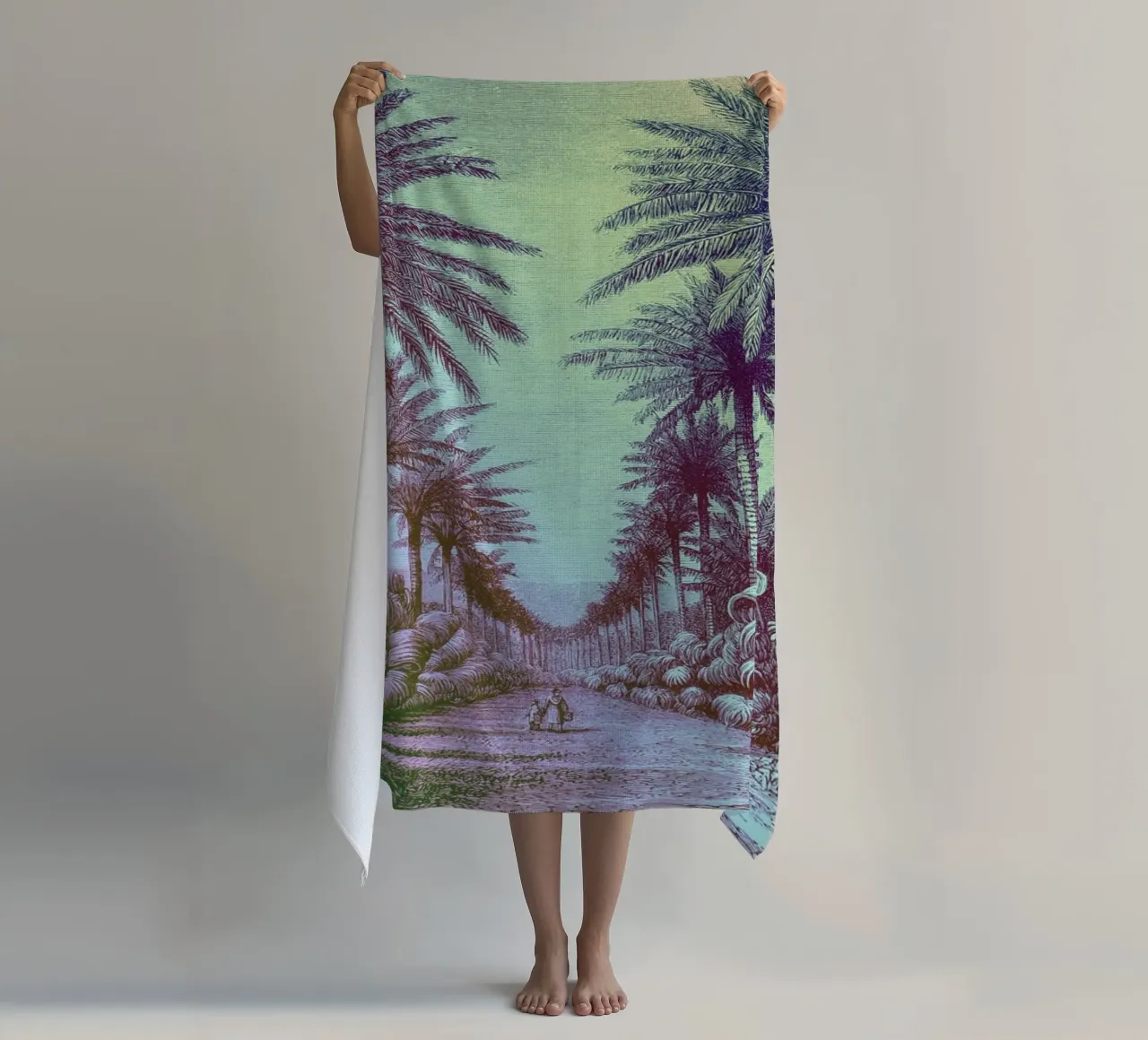 Palm Pop | Press Play Art Print Remix telo mare da Press Play Art Prints