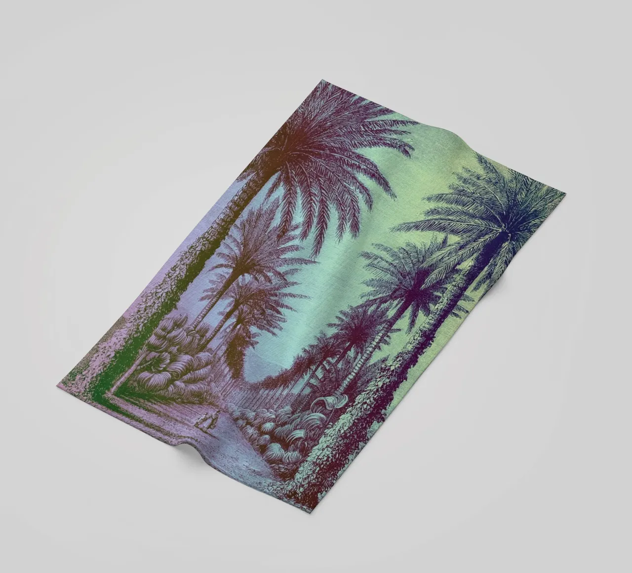 Palm Pop | Press Play Art Print Remix telo mare da Press Play Art Prints