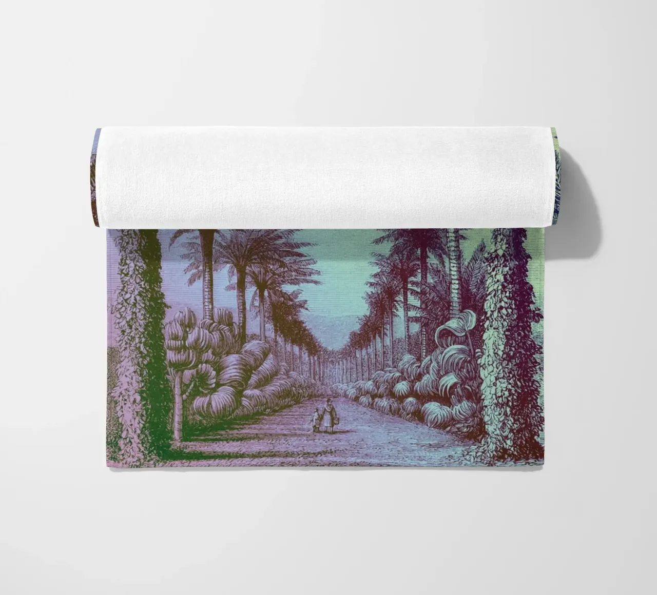 Palm Pop | Press Play Art Print Remix telo mare da Press Play Art Prints