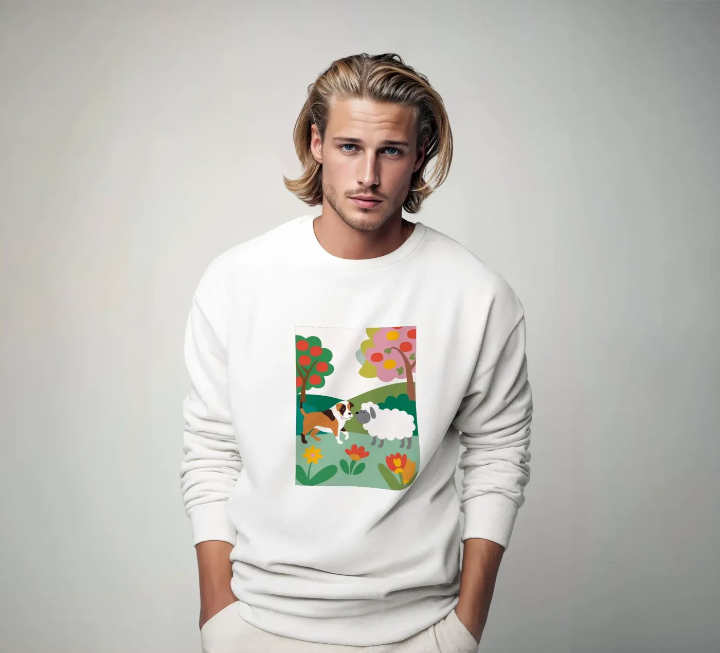 Cane e pecora felpa da CUTE ANIMALS