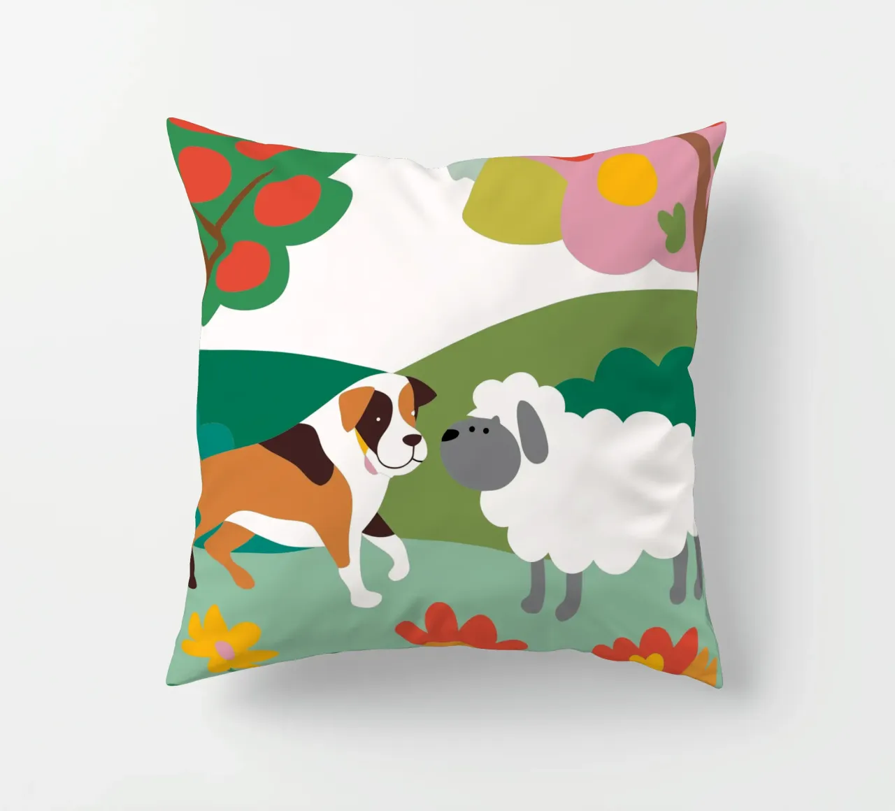 Cane e pecora cuscino da CUTE ANIMALS