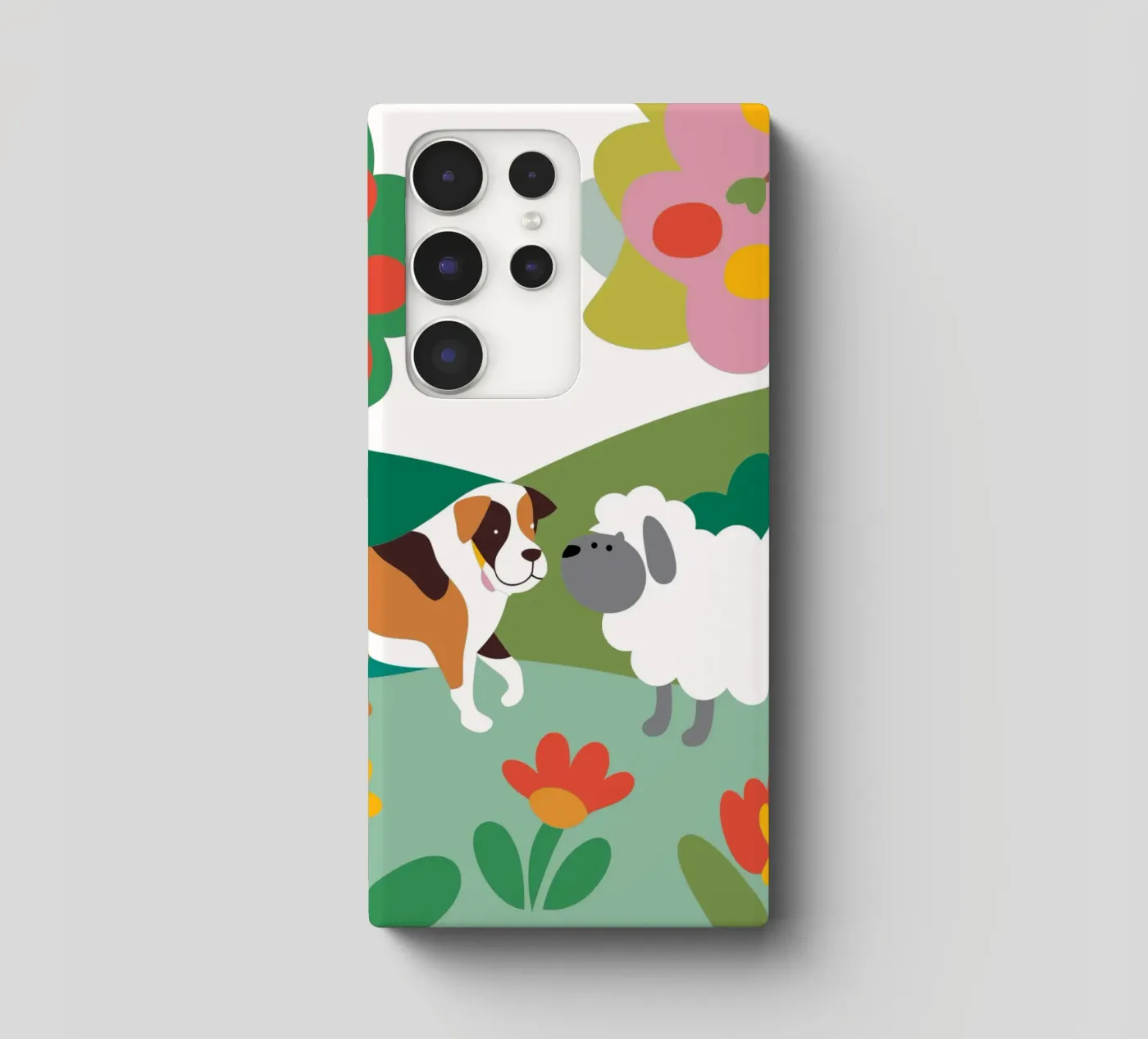 Cane e pecora cover samsung da CUTE ANIMALS
