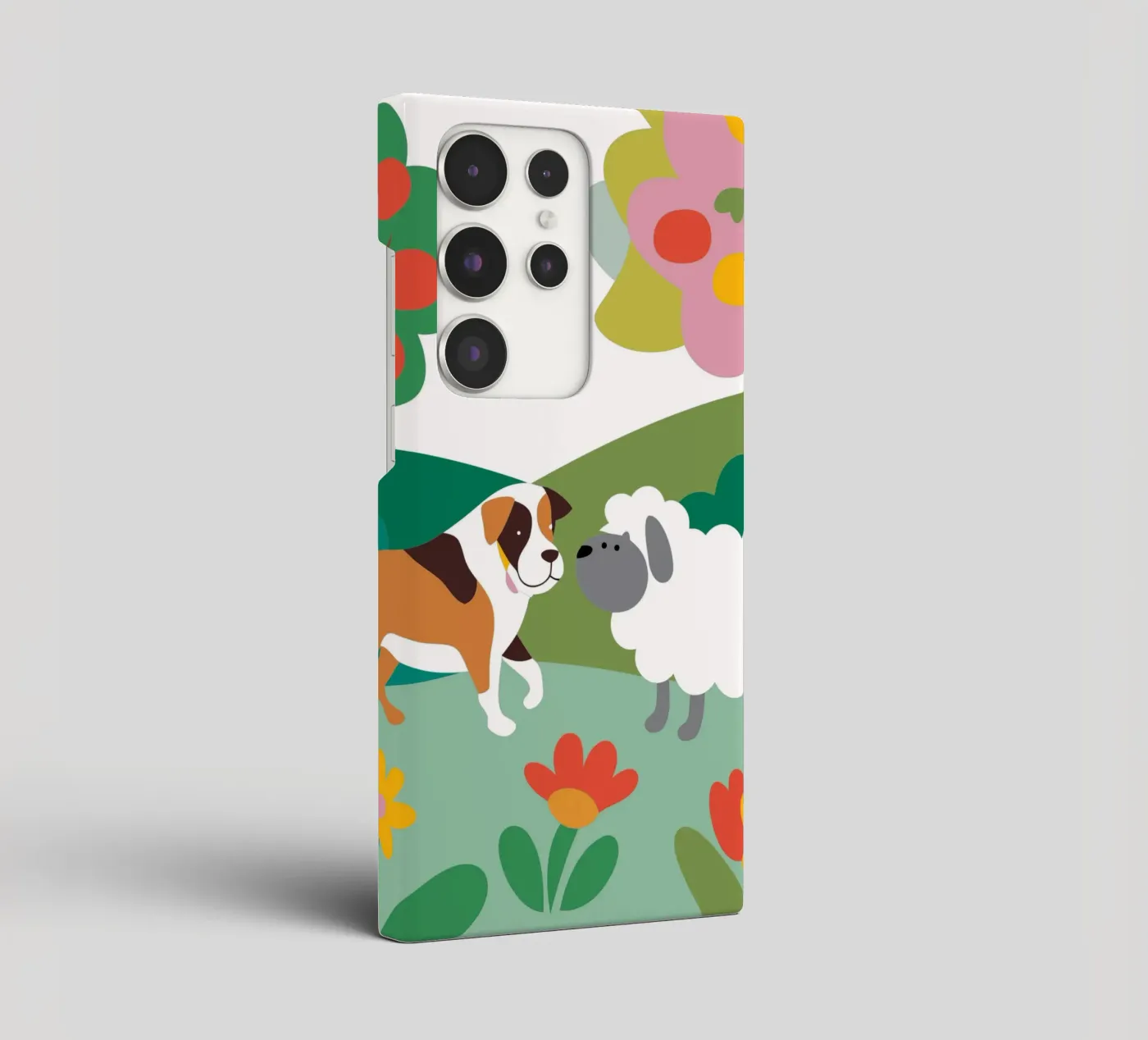 Cane e pecora cover samsung da CUTE ANIMALS