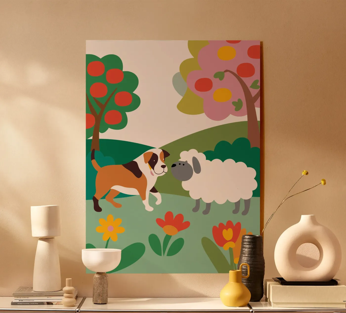 Dog and Sheep plexiglass da CUTE ANIMALS