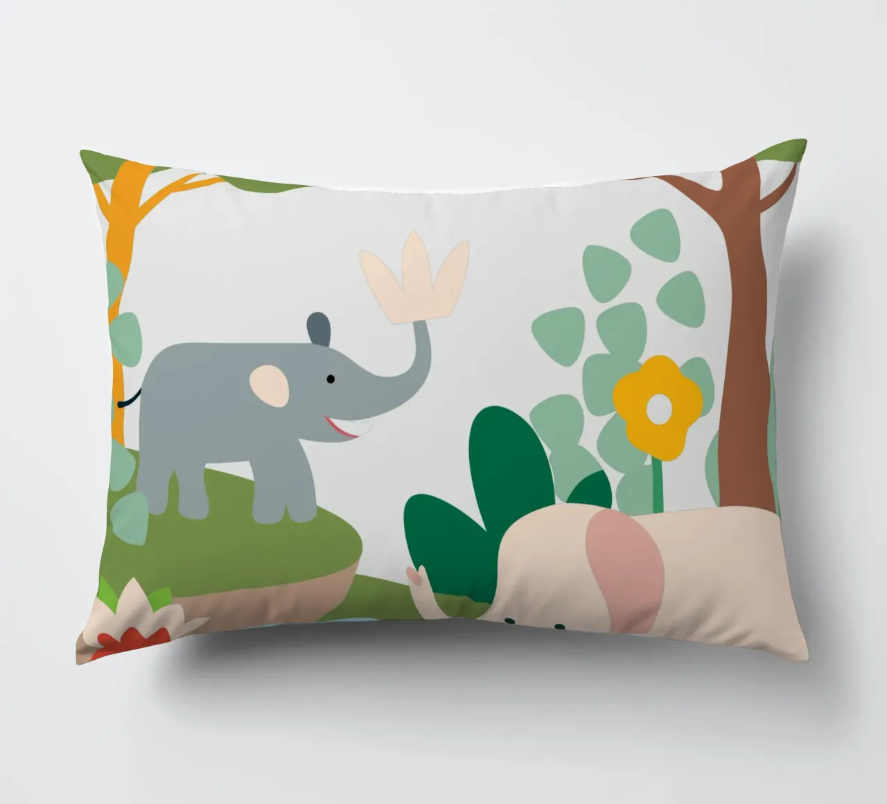 Elefante nella foresta cuscino da CUTE ANIMALS