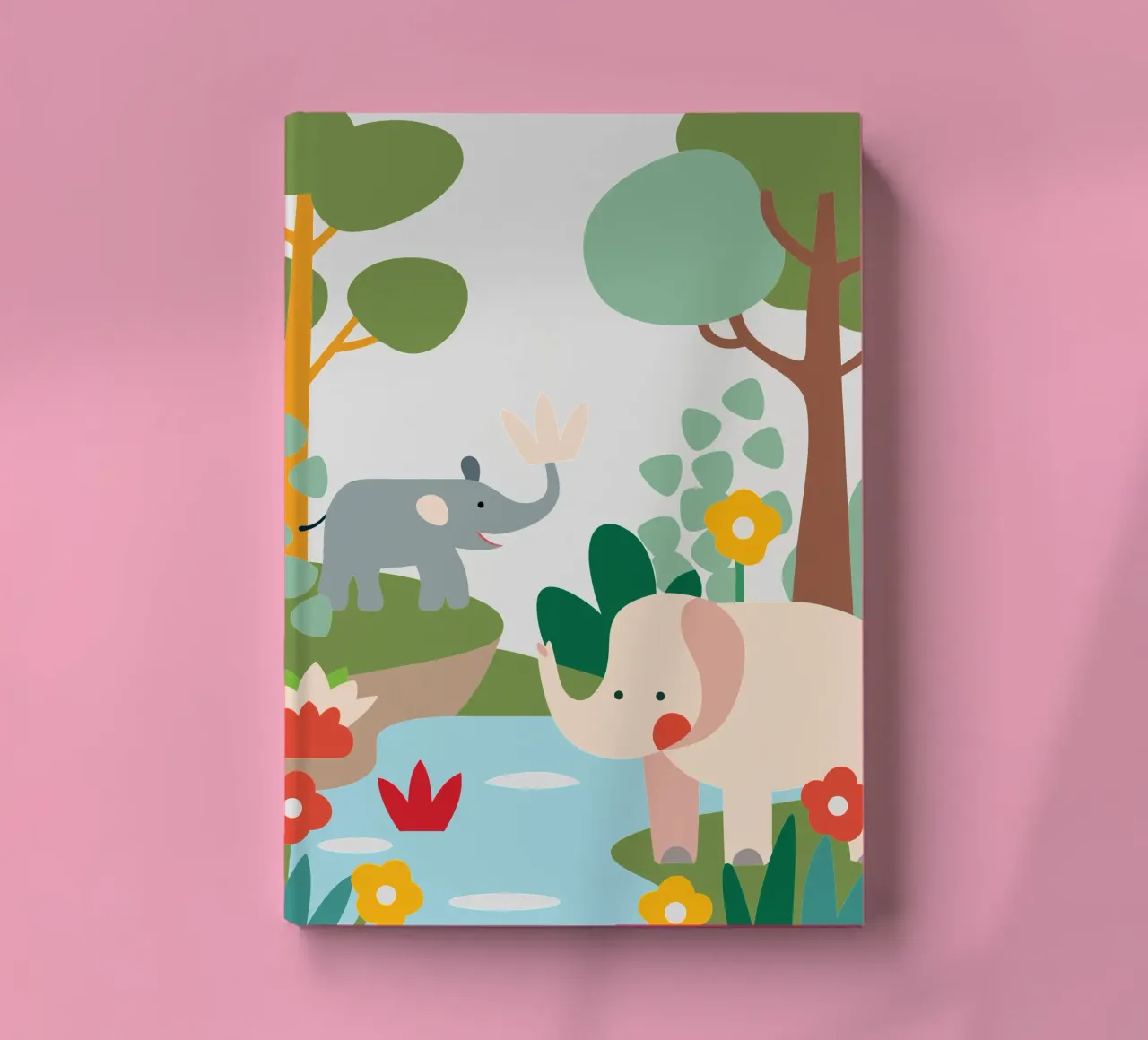 Elephant in the Forest notebook by CUTE ANIMALS