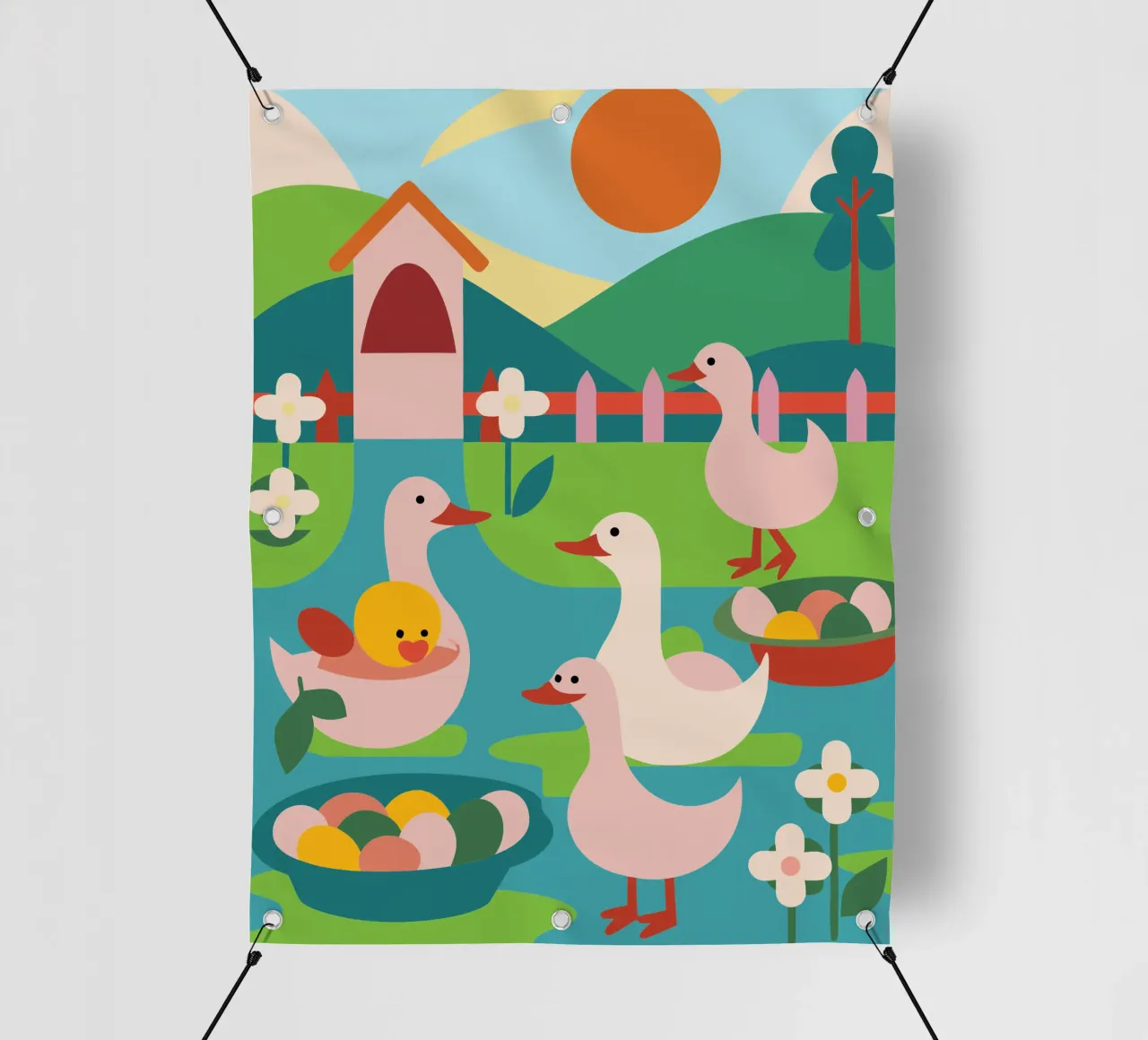 Allevare anatre telo in pvc da CUTE ANIMALS