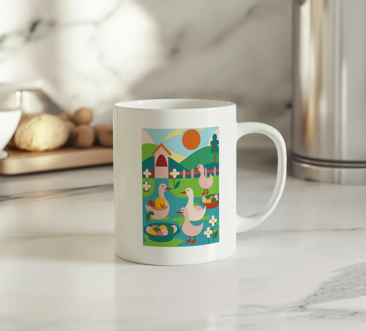 Allevare anatre tazza in ceramica da CUTE ANIMALS