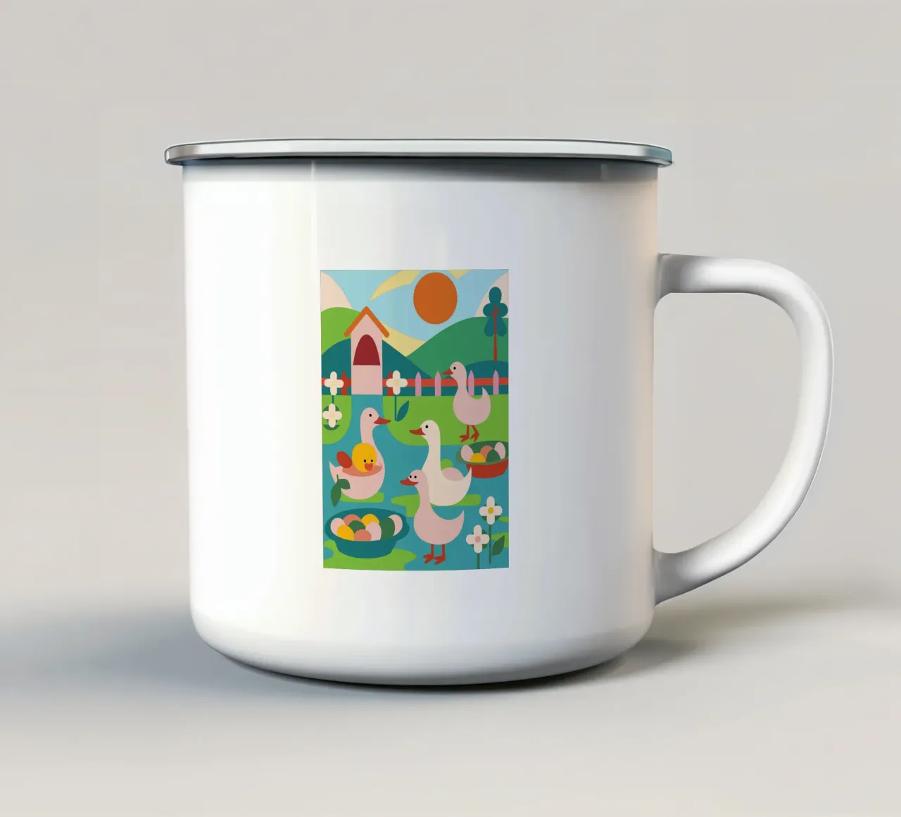 Allevare anatre tazza in smalto da CUTE ANIMALS