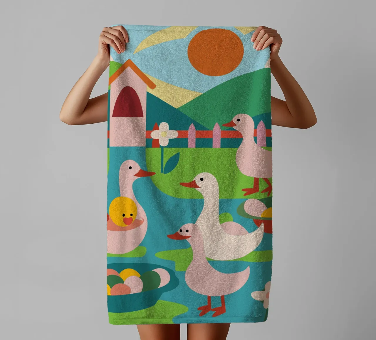 Allevare anatre asciugamano da bagno da CUTE ANIMALS