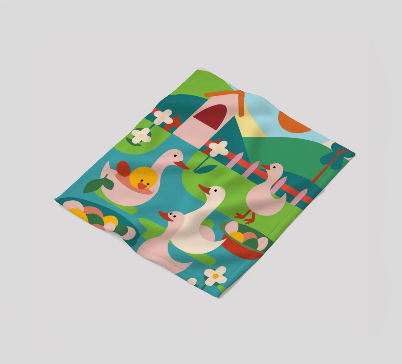 Allevare anatre coperta in pile da CUTE ANIMALS
