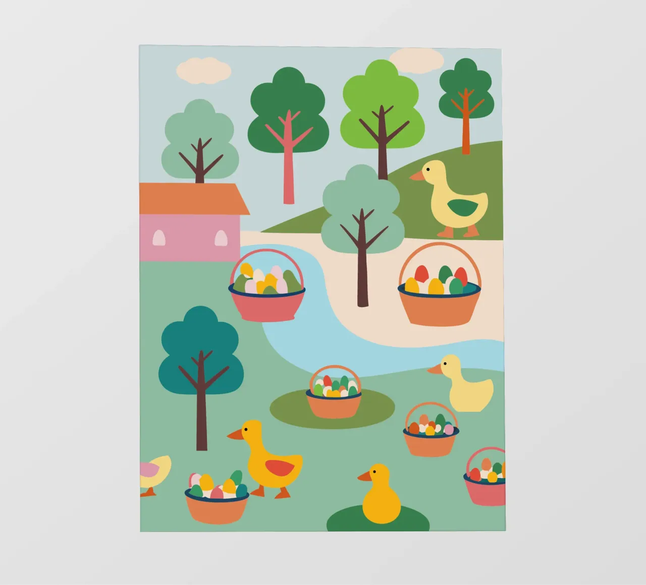Allevare anatre telo in pvc da CUTE ANIMALS