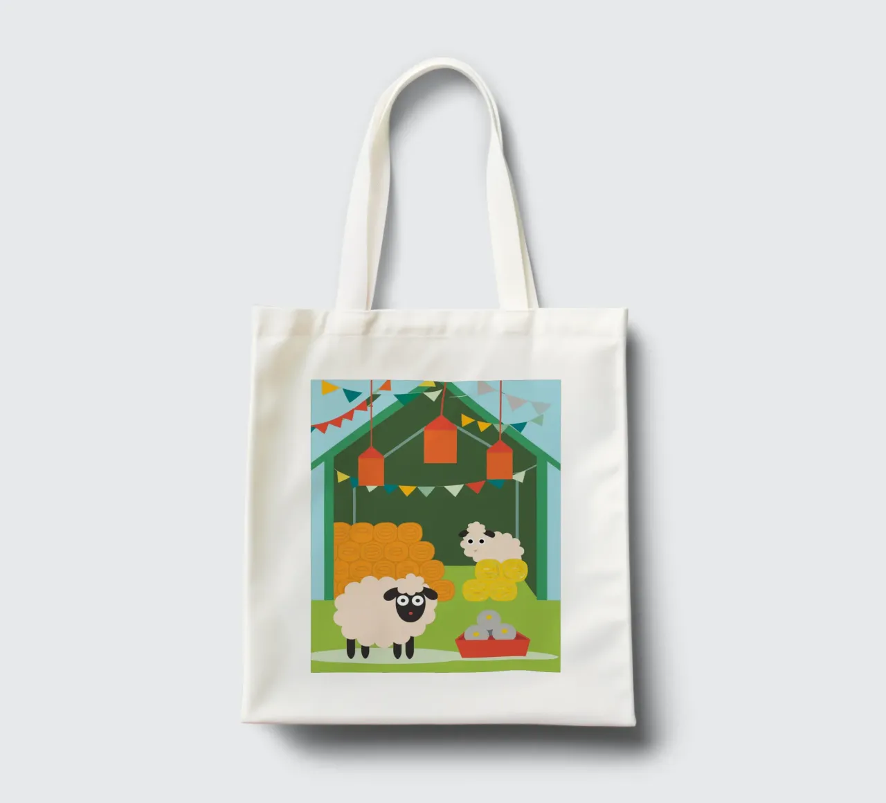 Sheep Farming borsa in juta da CUTE ANIMALS