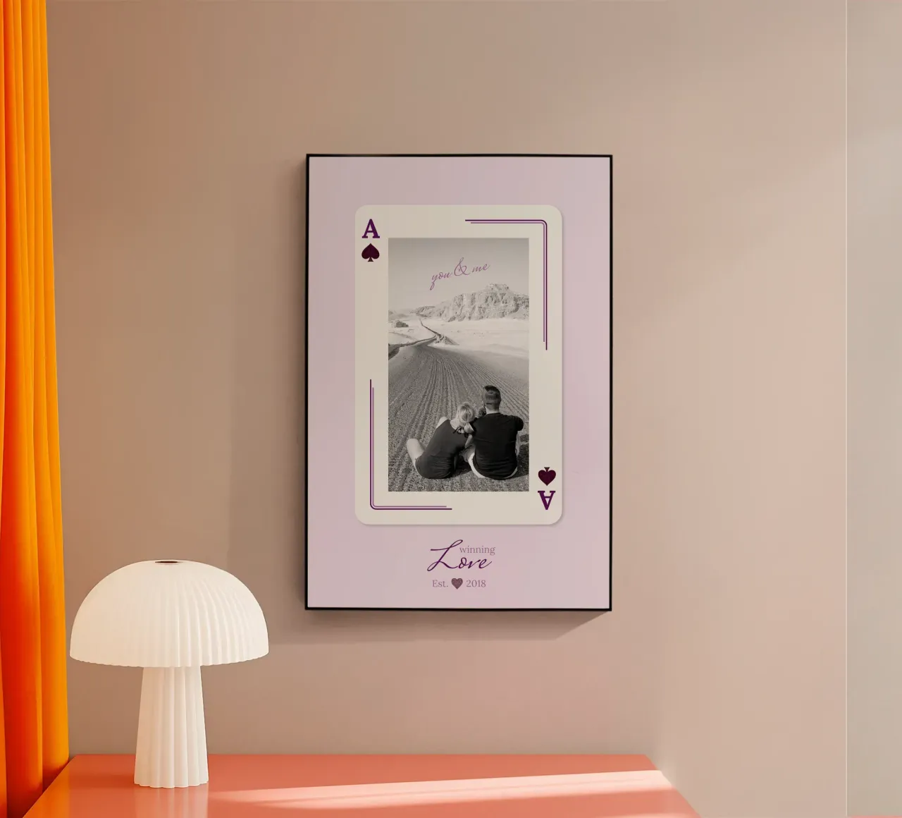 Playing life product.type.acrylglas common.byCreator Personalizable Designs