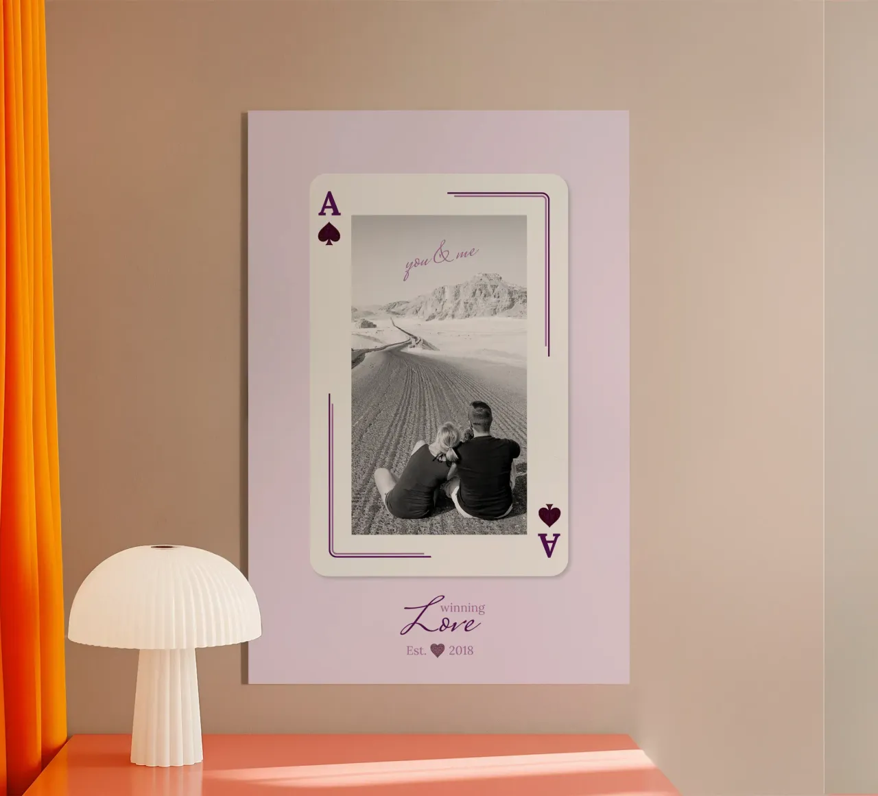 Playing life product.type.acrylglas common.byCreator Personalizable Designs