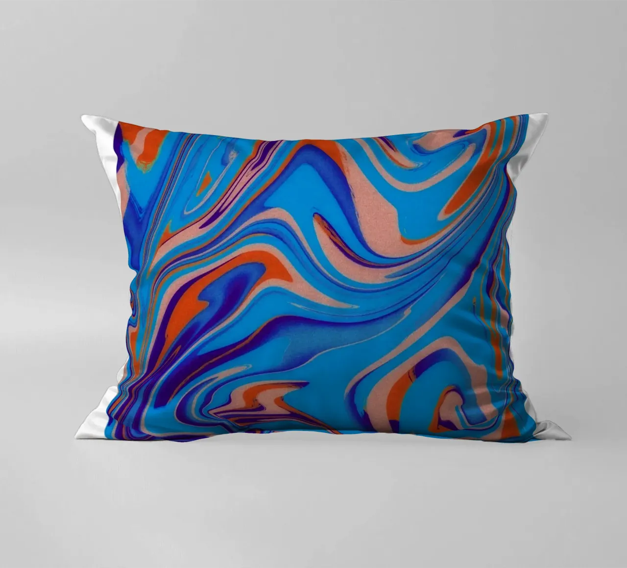 Capricorn Abstract - Bold Psychedelic Zodiac Print decorative cushion by NorwesClub