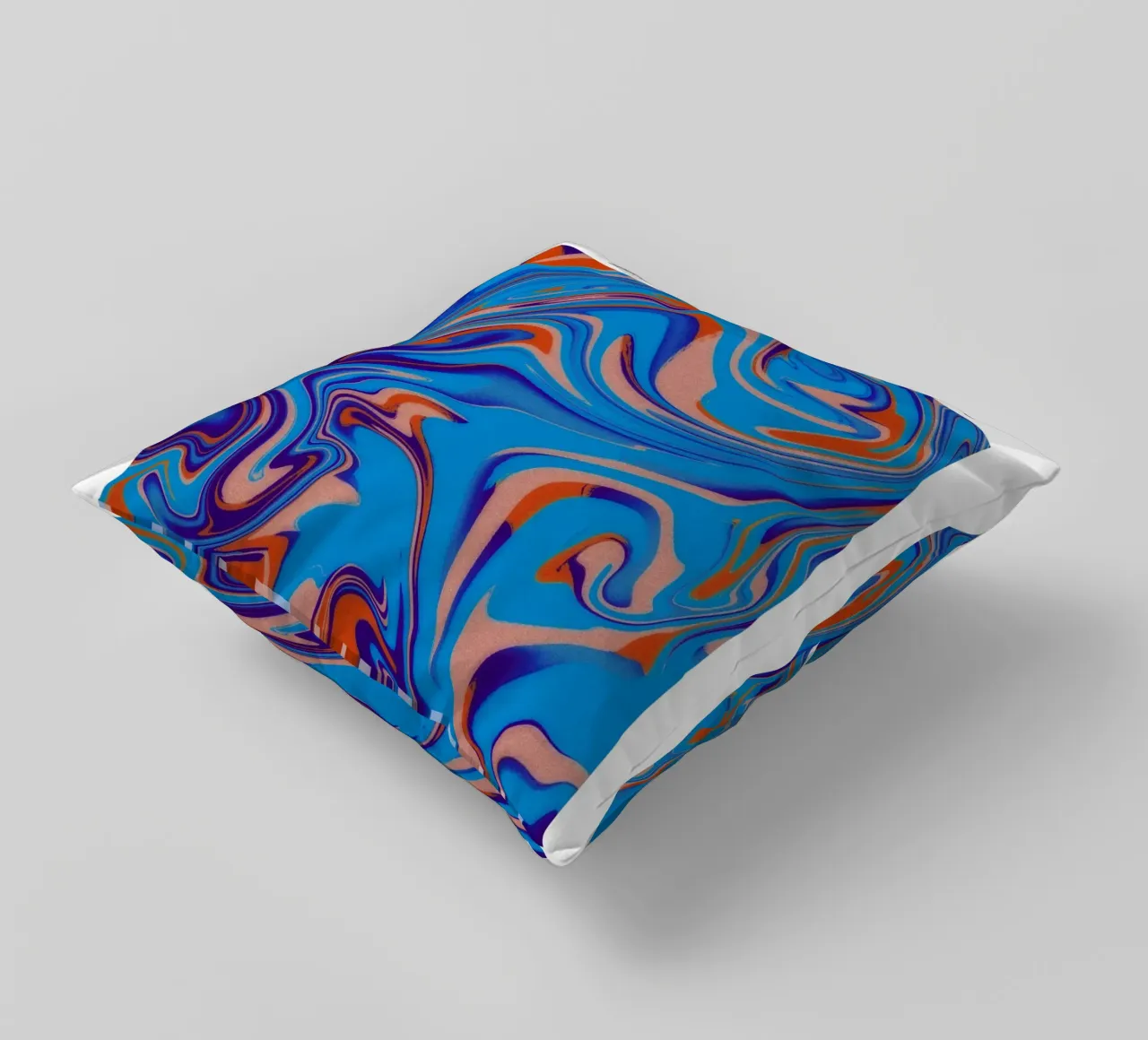 Capricorn Abstract - Bold Psychedelic Zodiac Print decorative cushion by NorwesClub