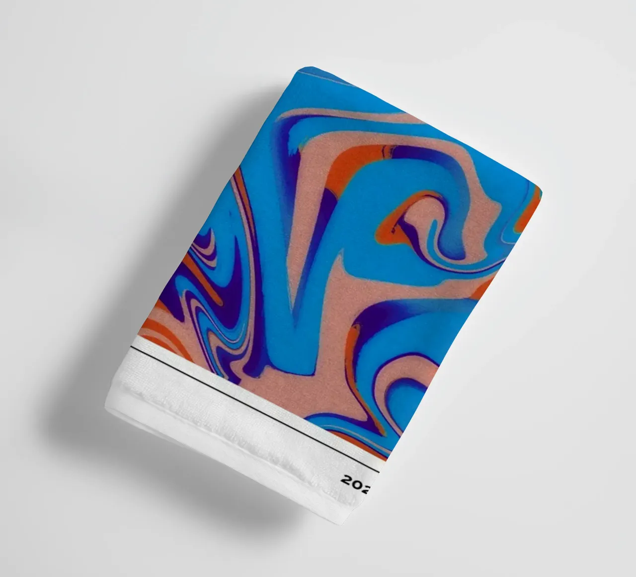 Capricorn Abstract - Bold Psychedelic Zodiac Print towel by NorwesClub