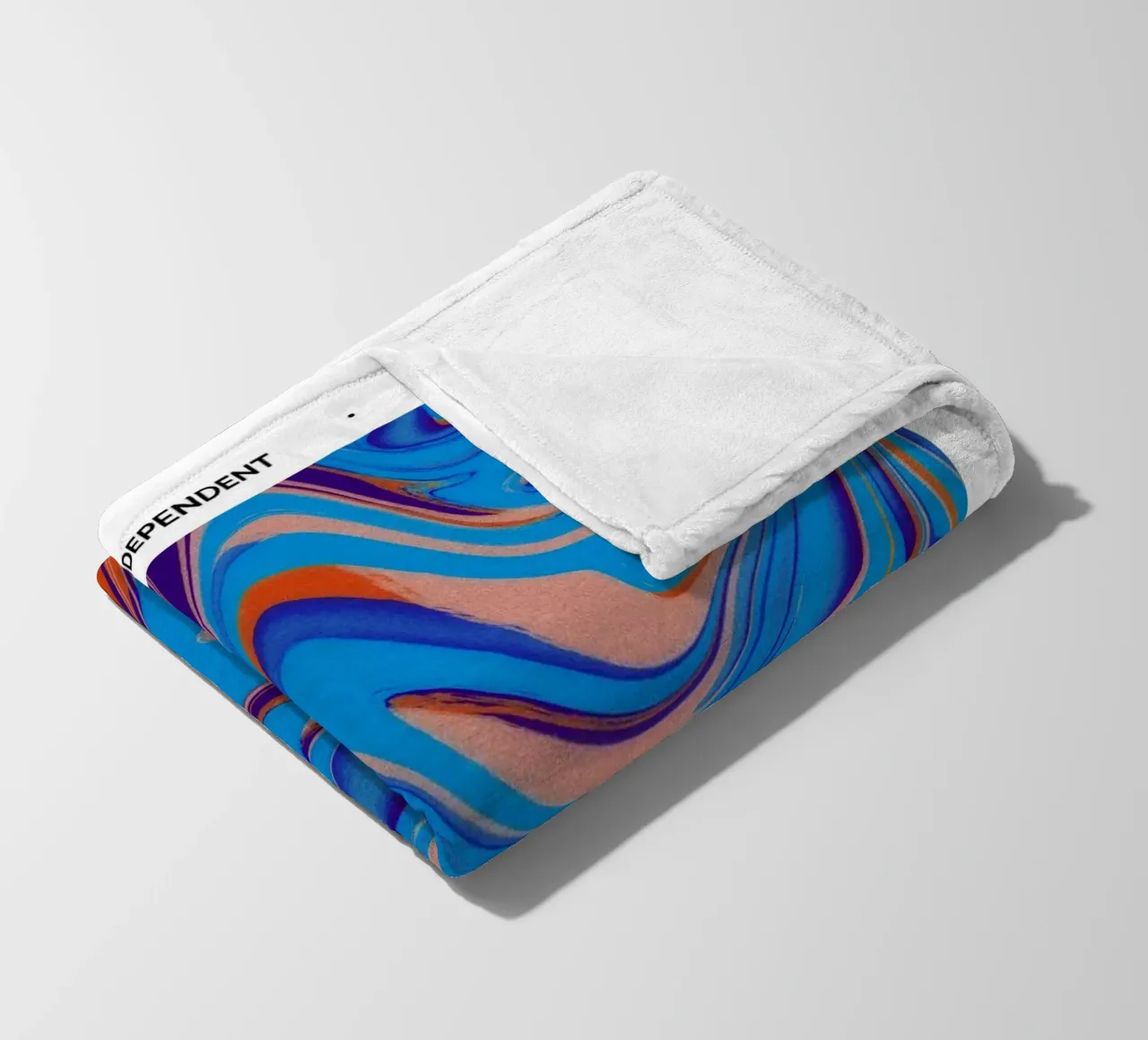 Capricorn Abstract - Bold Psychedelic Zodiac Print fleece blanket by NorwesClub