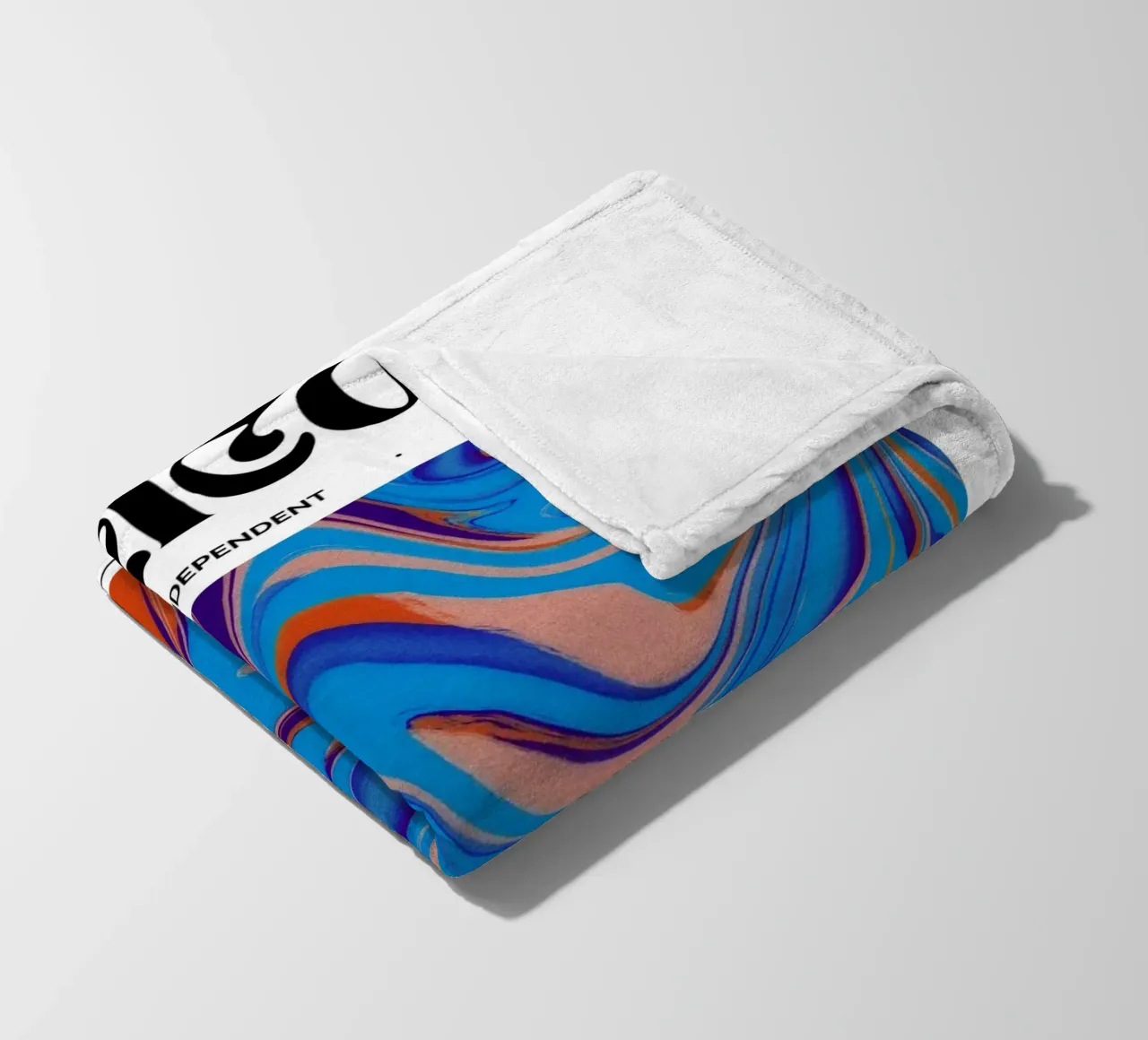 Capricorn Abstract - Bold Psychedelic Zodiac Print fleece blanket by NorwesClub