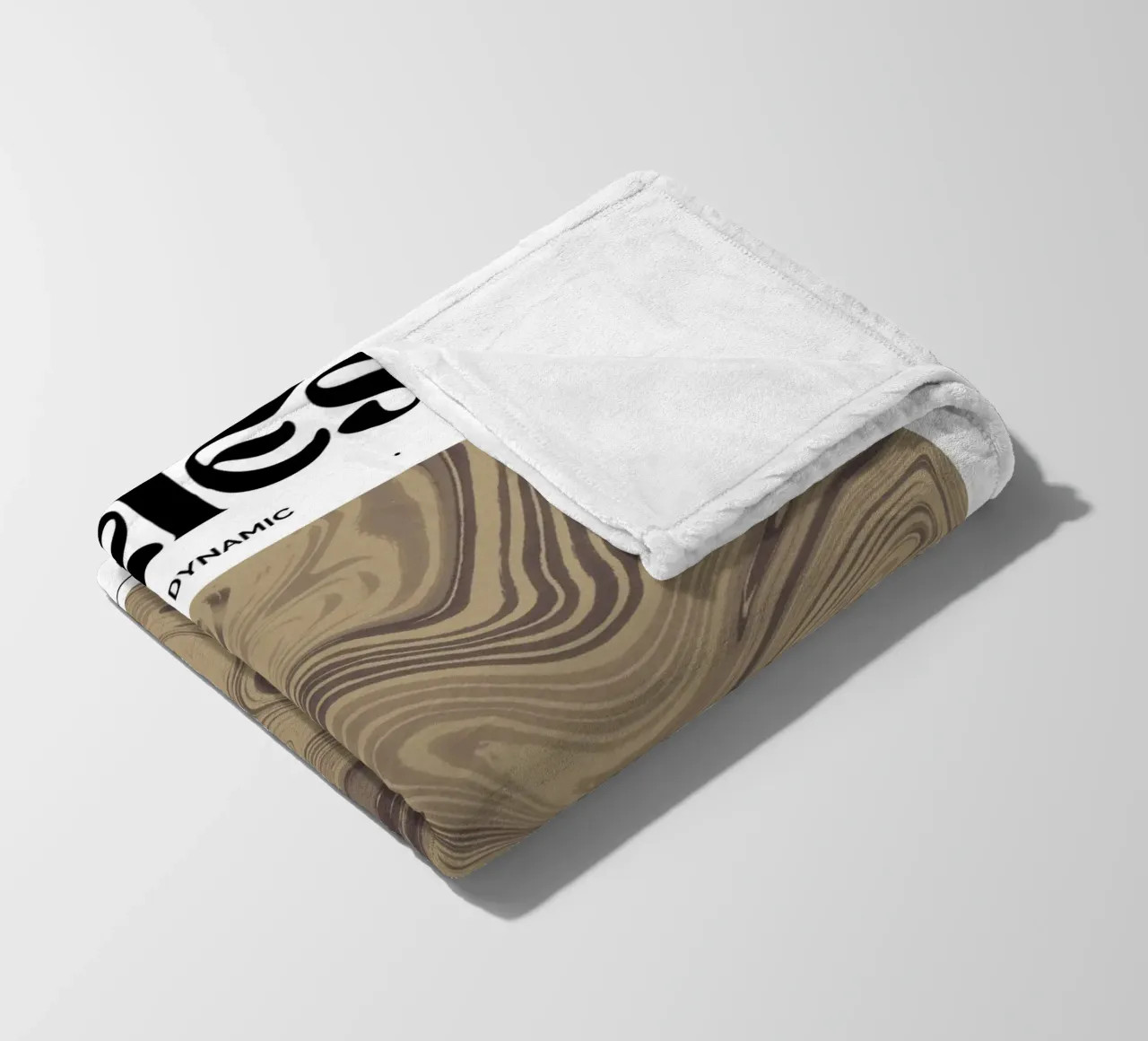 Ram Abstract - Aardse werveling Zodiac Print fleecedeken van NorwesClub