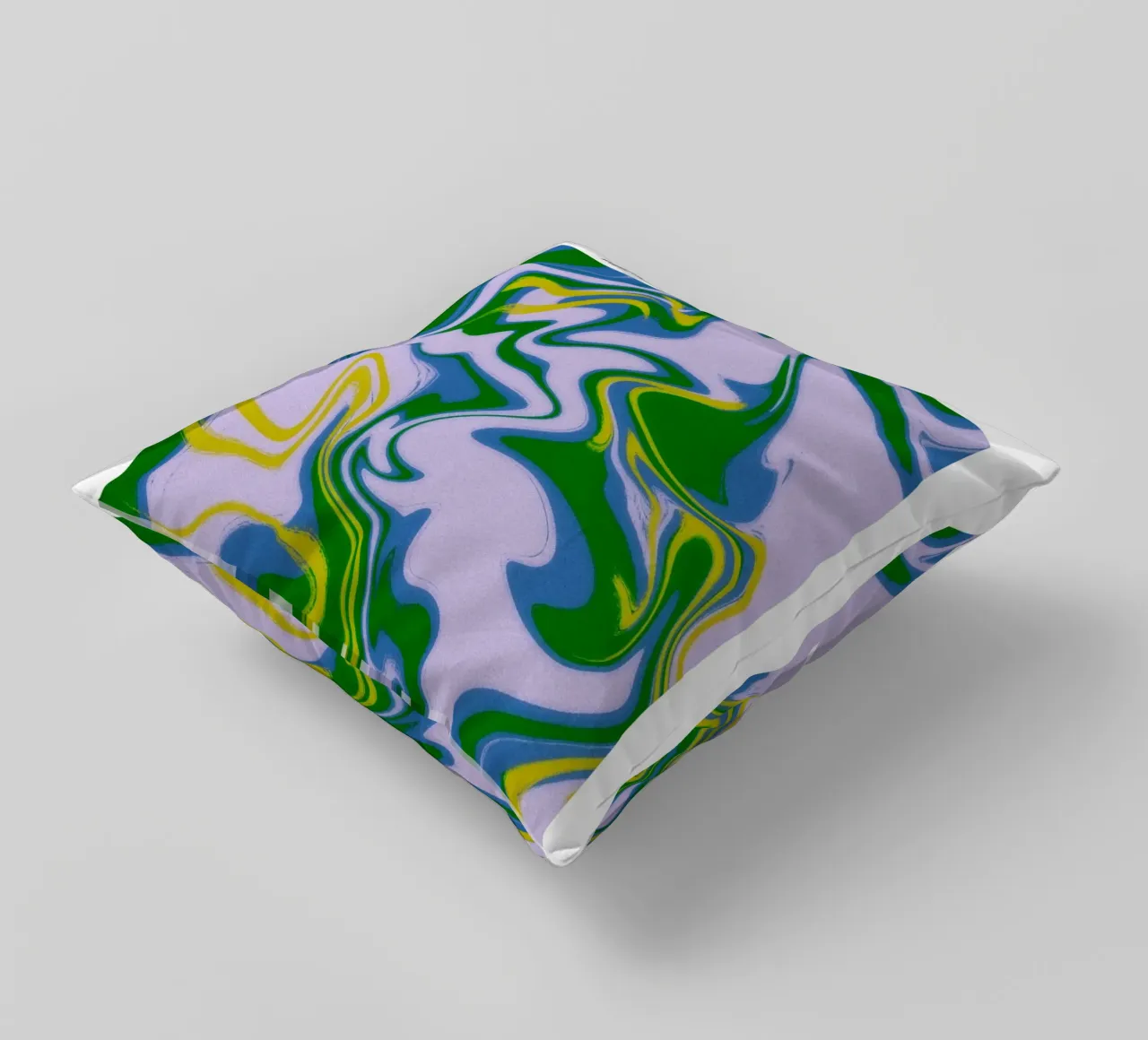 Maagd Abstract - Rustige Psychedelische Dierenriem Print kussen van NorwesClub