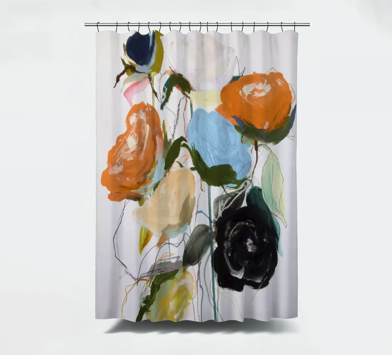 Bloom Series - No Wind Duschvorhang von Leigh Viner