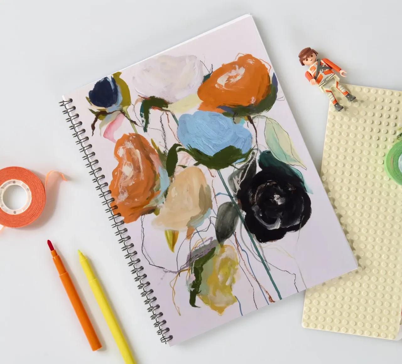 Bloom Series - No Wind notitieboek met spiraal van Leigh Viner