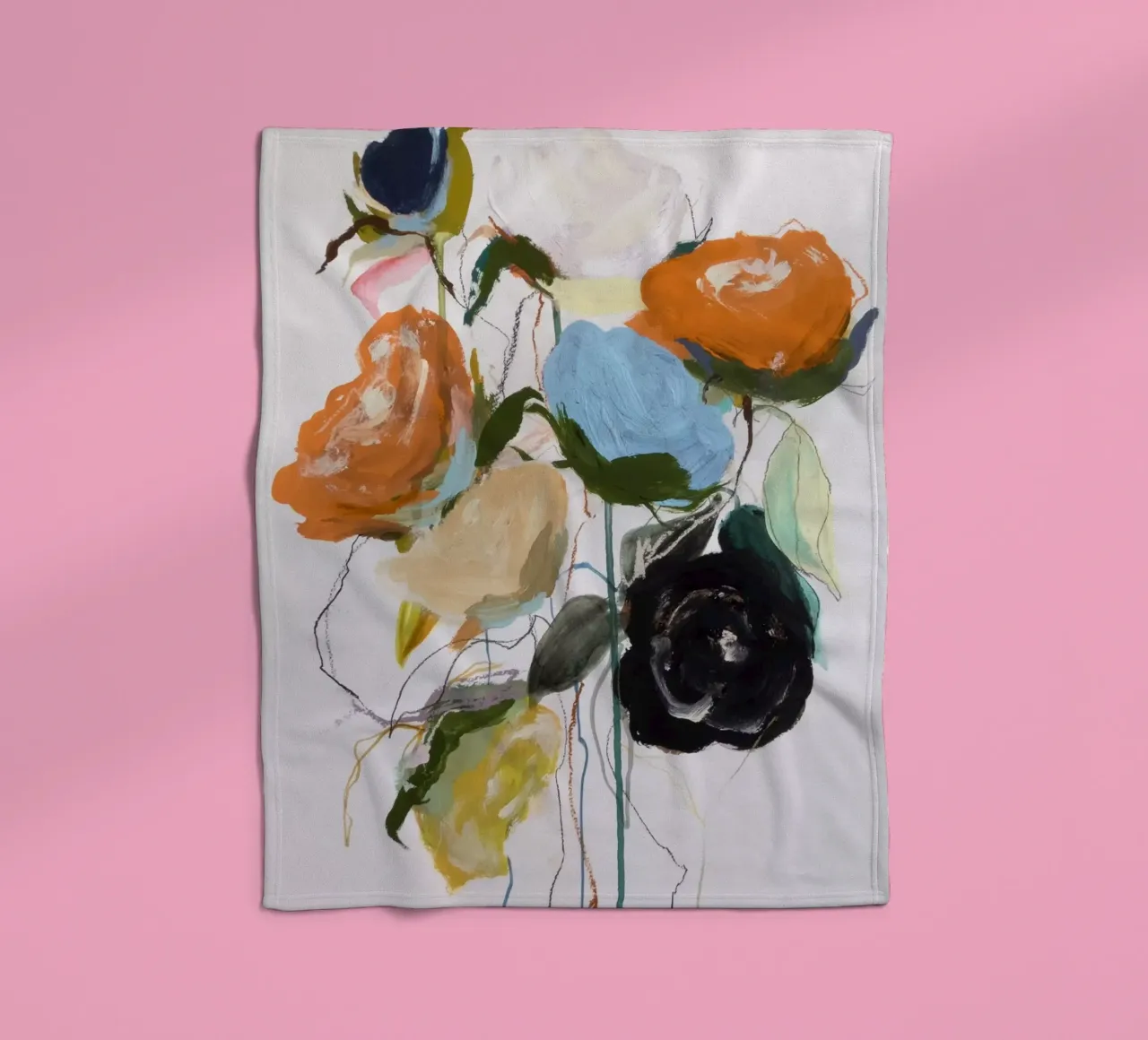 Bloom Series - No Wind coperta in pile da Leigh Viner