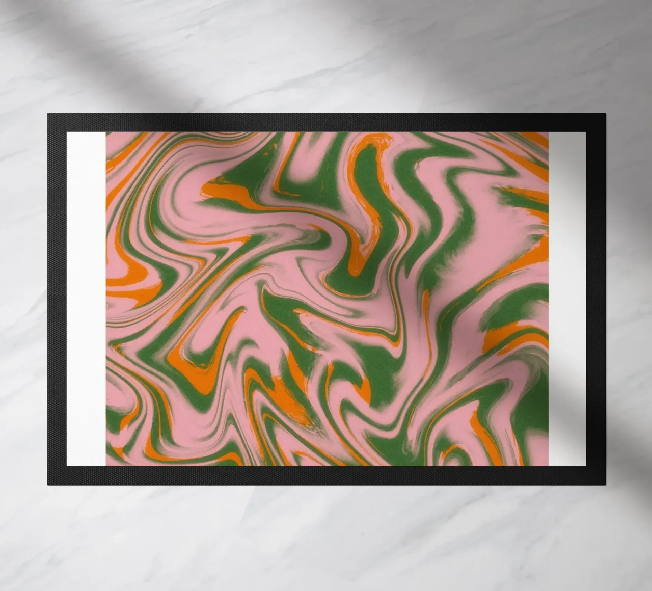 Taurus Abstract - Earthy Psychedelic Zodiac Print (en anglais) paillasson de NorwesClub