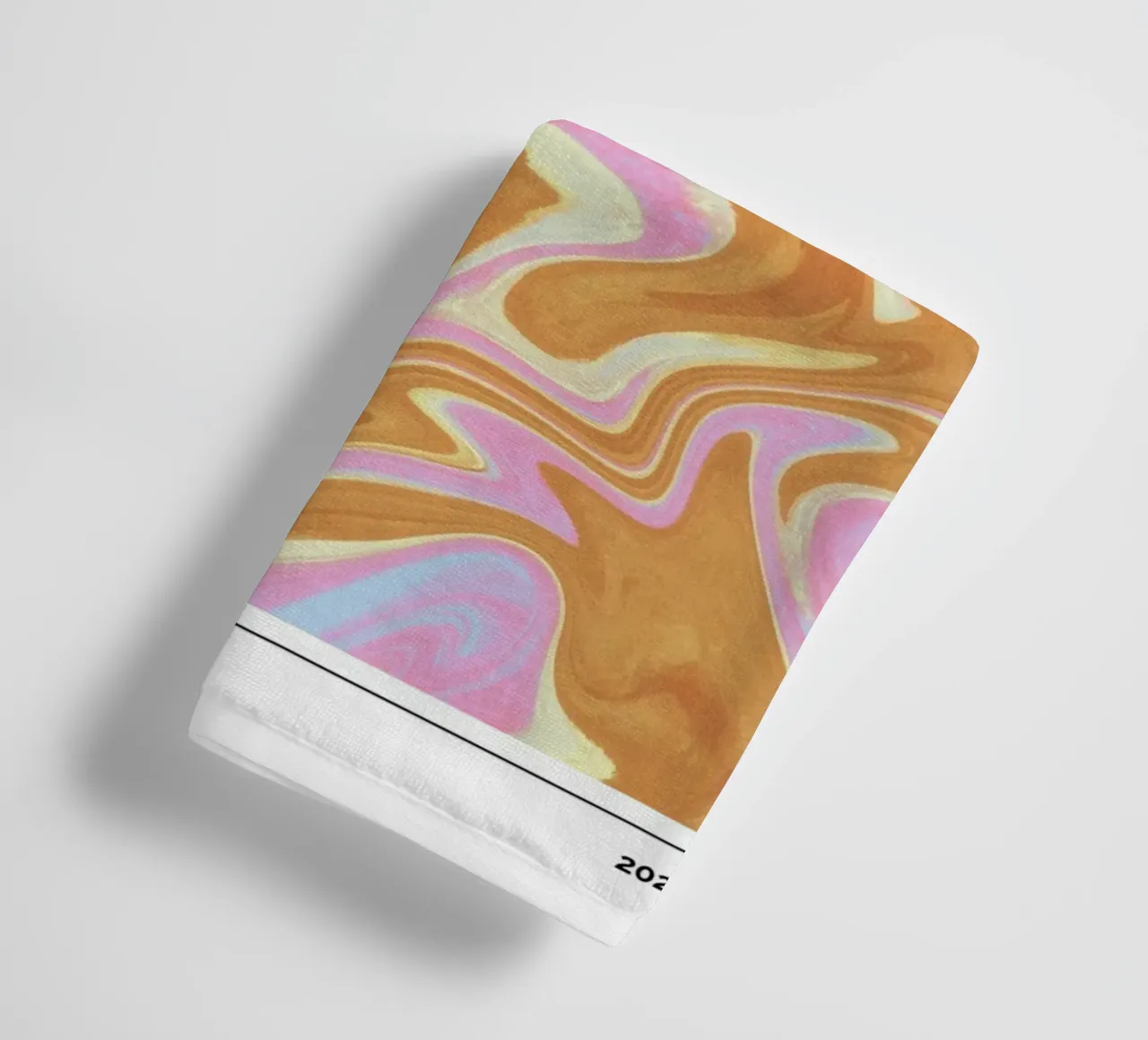 Leo Abstract - Fiery Psychedelic Zodiac Print towel by NorwesClub