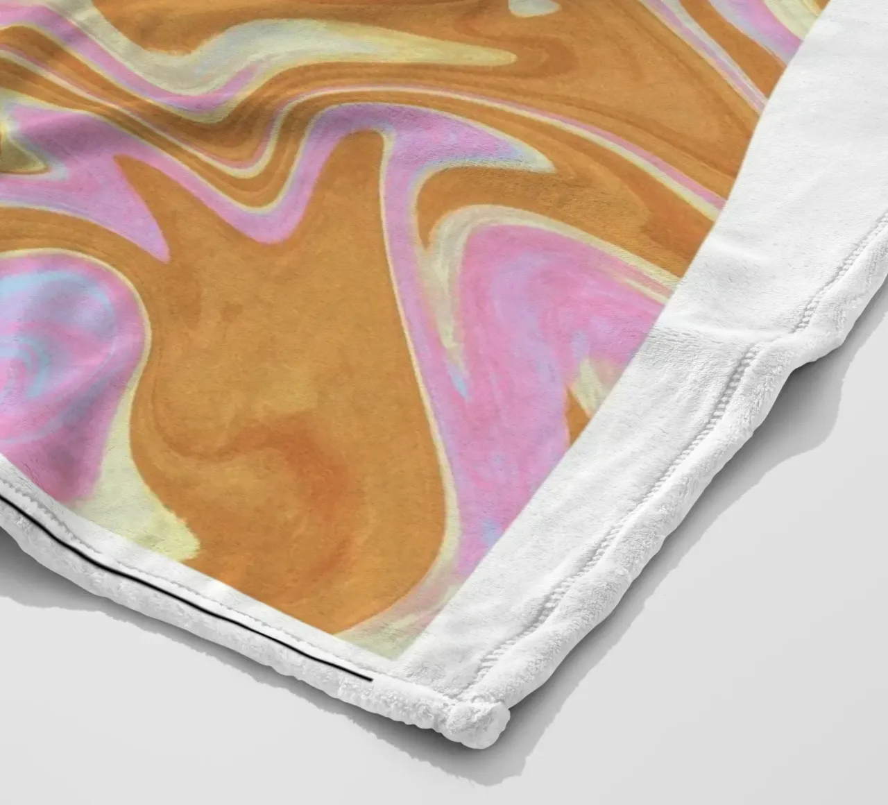 Leo Abstrakt - Feurige Psychedelic Zodiac Druck Fleecedecke von NorwesClub
