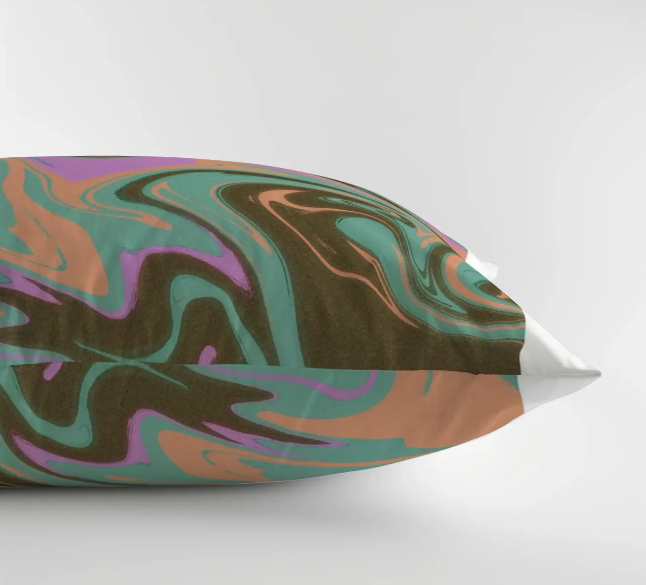 Libra Abstract - Harmonious Psychedelic Zodiac Print decorative cushion by NorwesClub