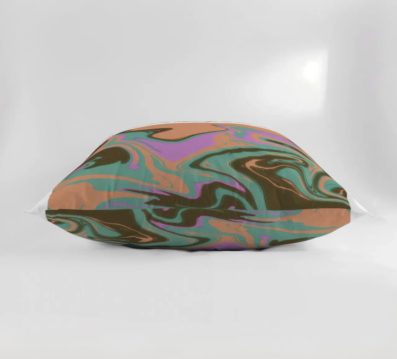 Libra Abstract - Harmonious Psychedelic Zodiac Print decorative cushion by NorwesClub