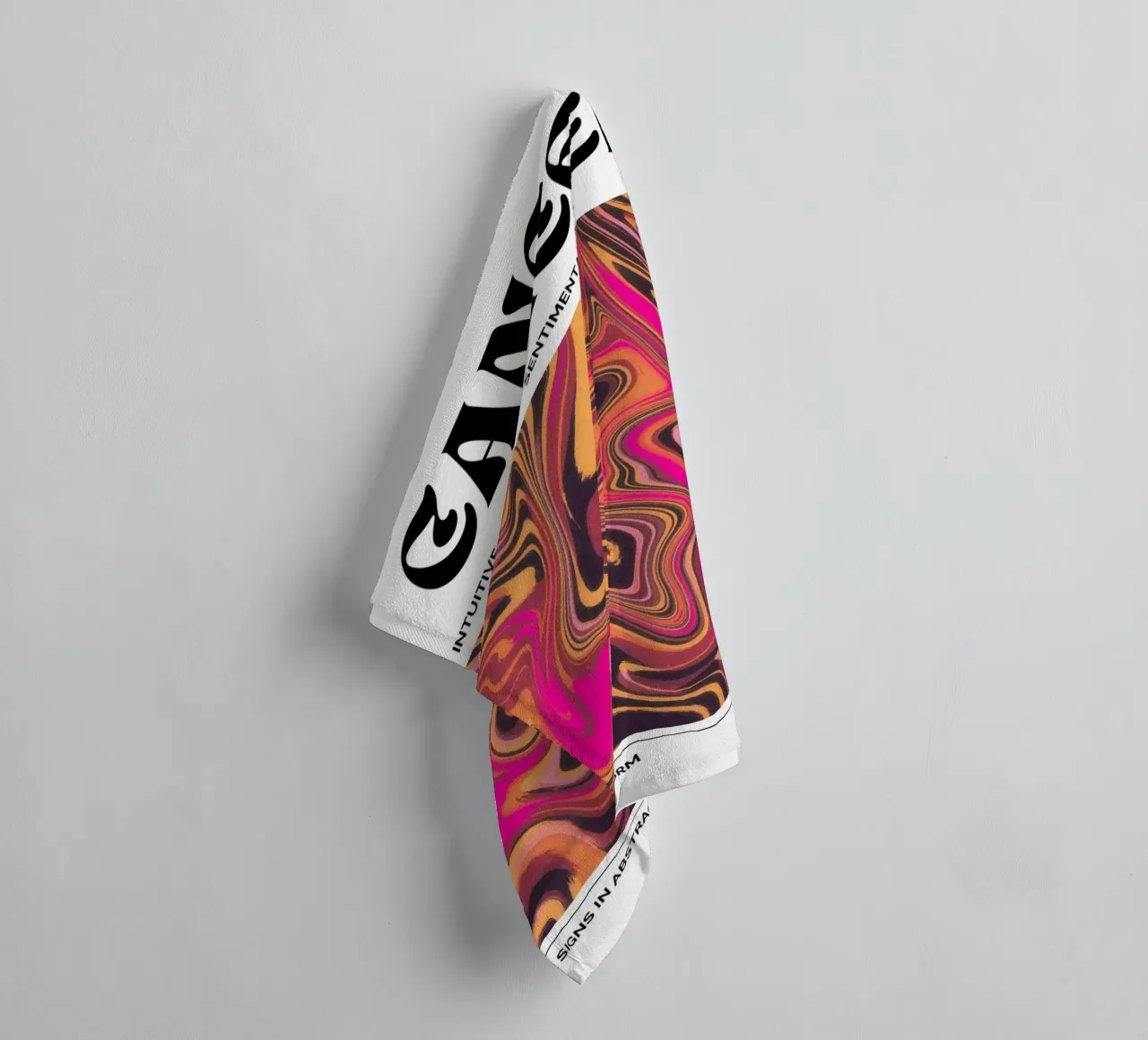 Cancer Abstract - Emotional Psychedelic Zodiac Print towel by NorwesClub