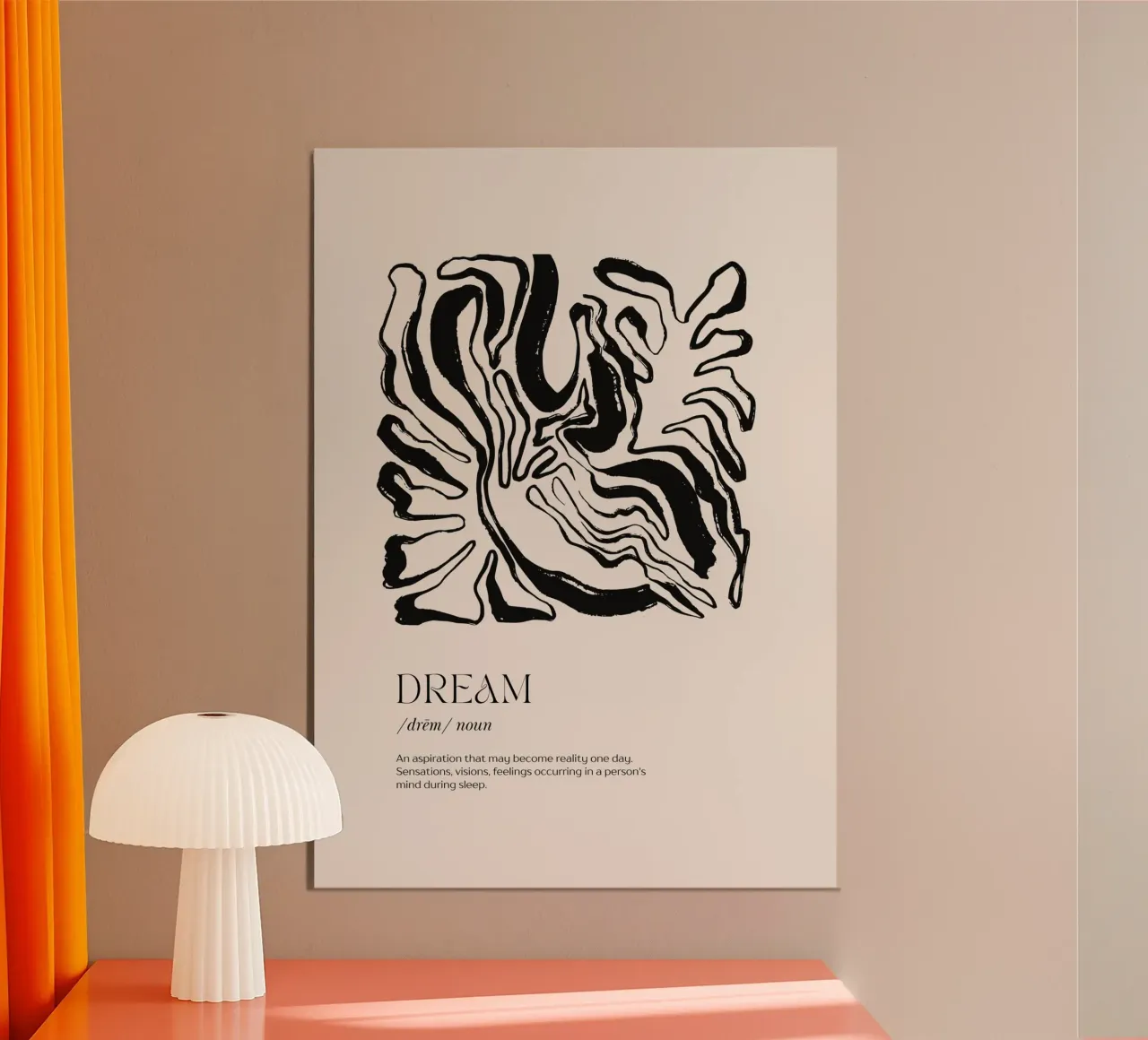 DREAM Abstract - Organischer Zebra Druck Definition Kunst Hahnemühle von NorwesClub