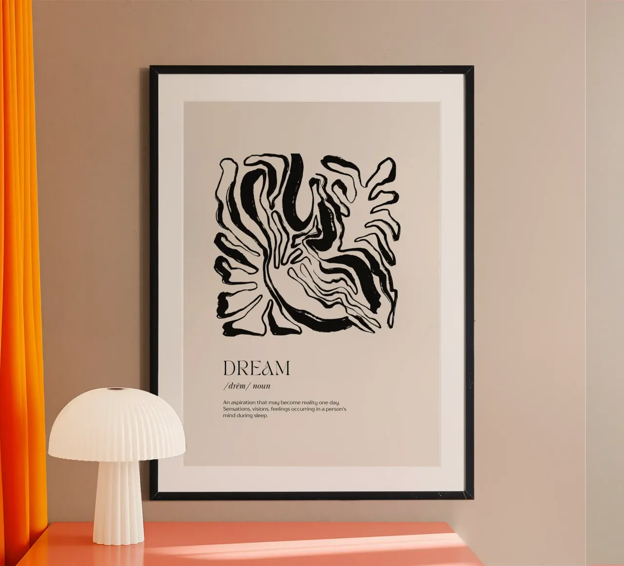 DREAM Abstract - Organischer Zebra Druck Definition Kunst Hahnemühle von NorwesClub