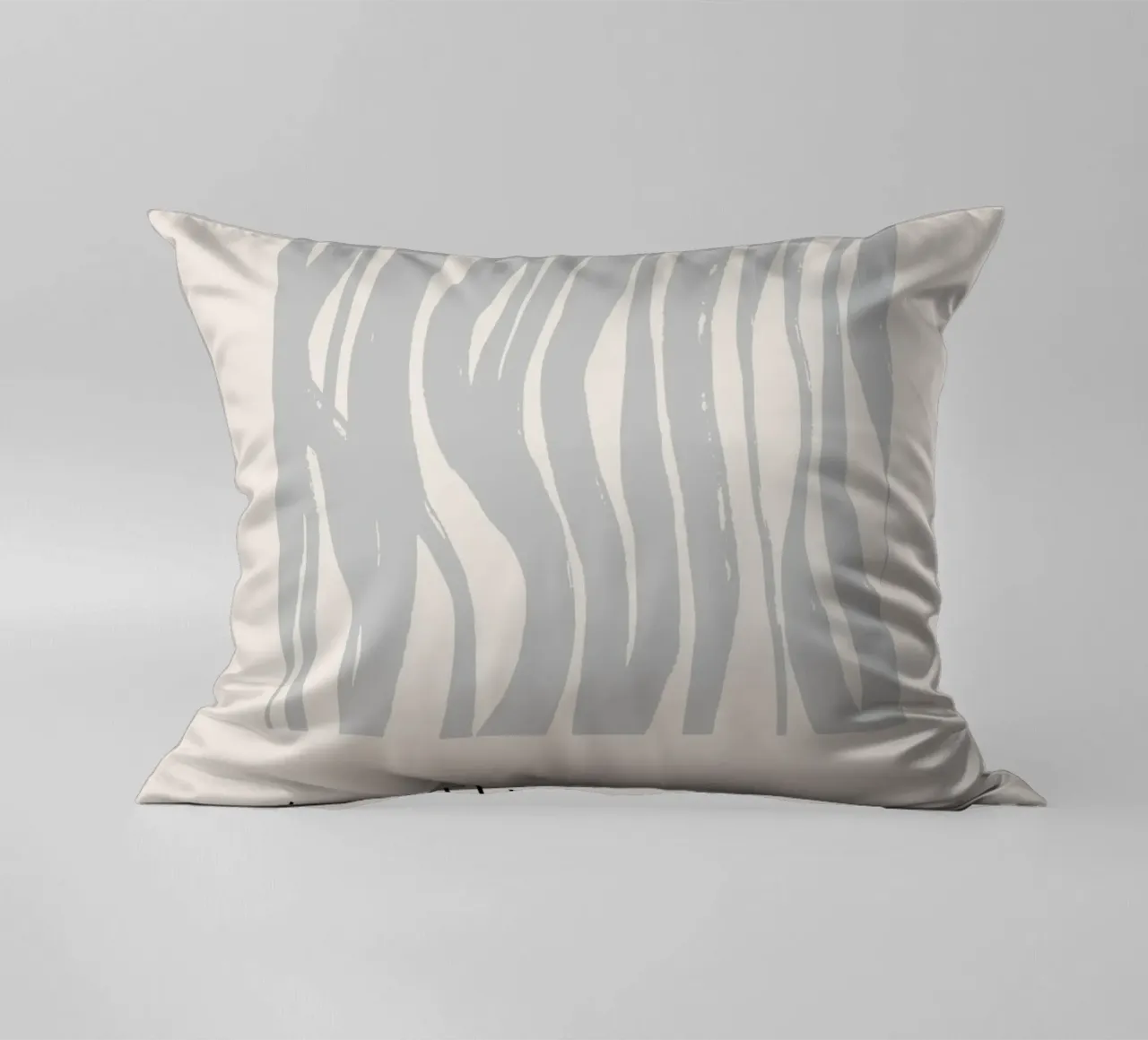 GRATITUDE Abstract - Subtle Wave Definition Print decorative cushion by NorwesClub