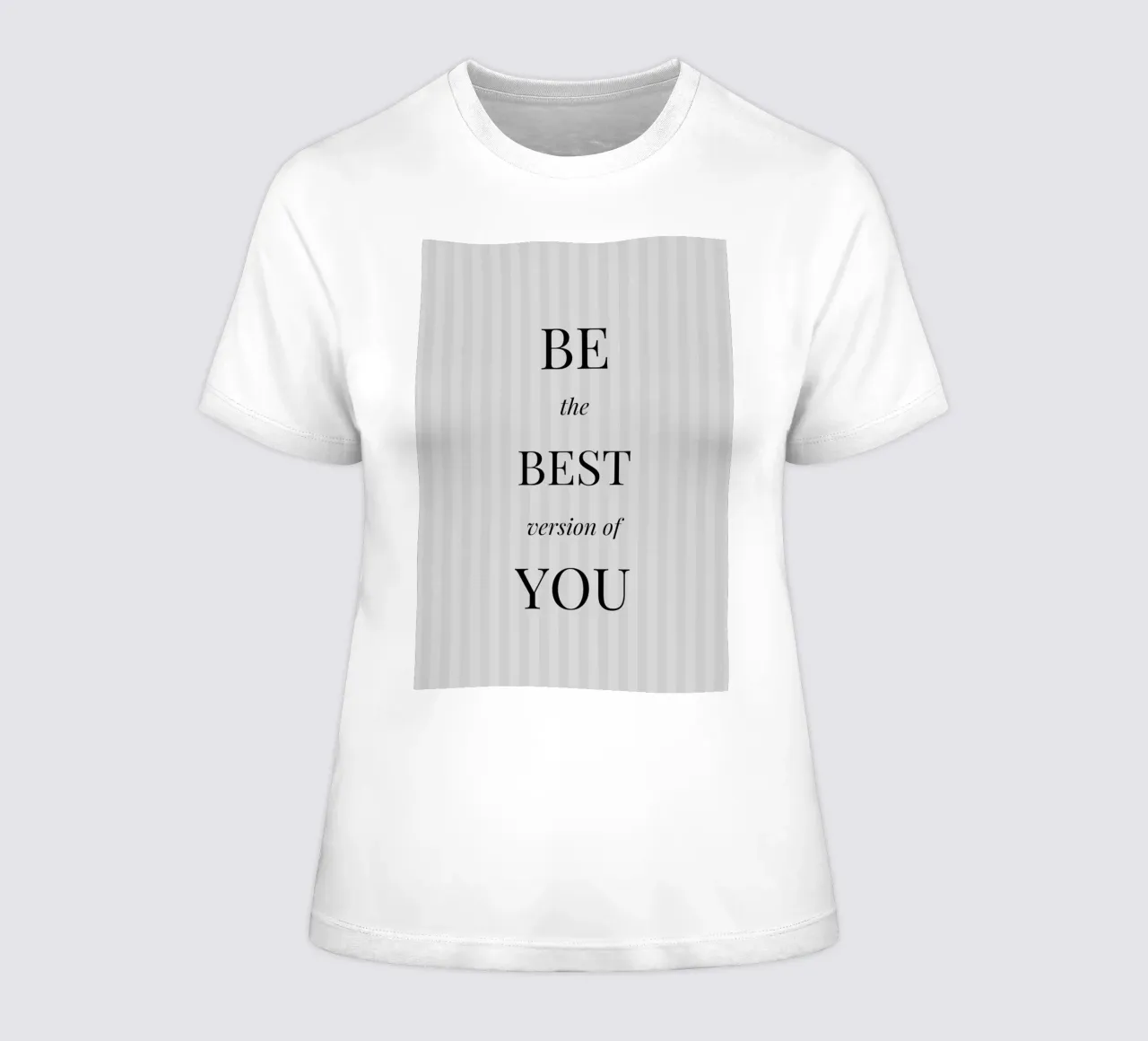 Sé la mejor versión de ti mismo - Inspirational Print camiseta de mujer de NorwesClub