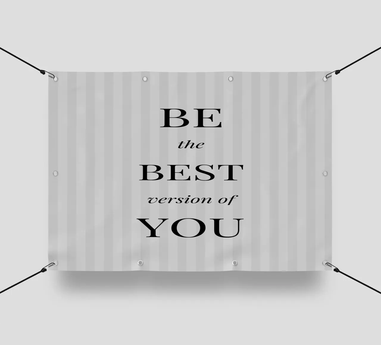 Sé la mejor versión de ti mismo - Inspirational Print lonas publicitarias de NorwesClub