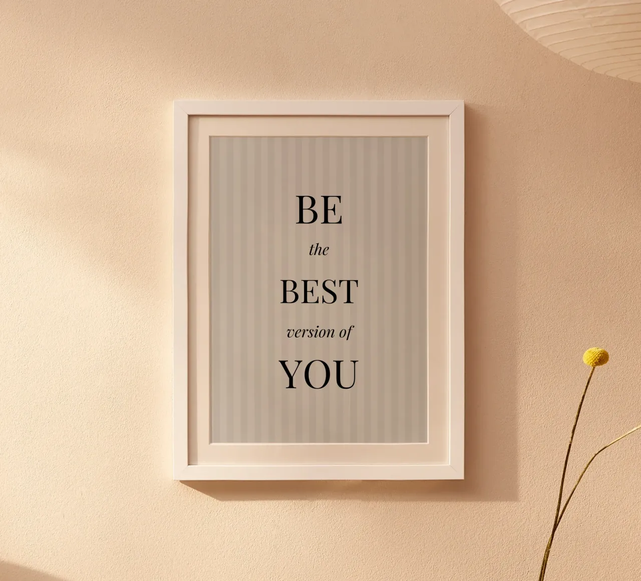 Soyez la meilleure version de vous-même - Inspirational Print poster de NorwesClub