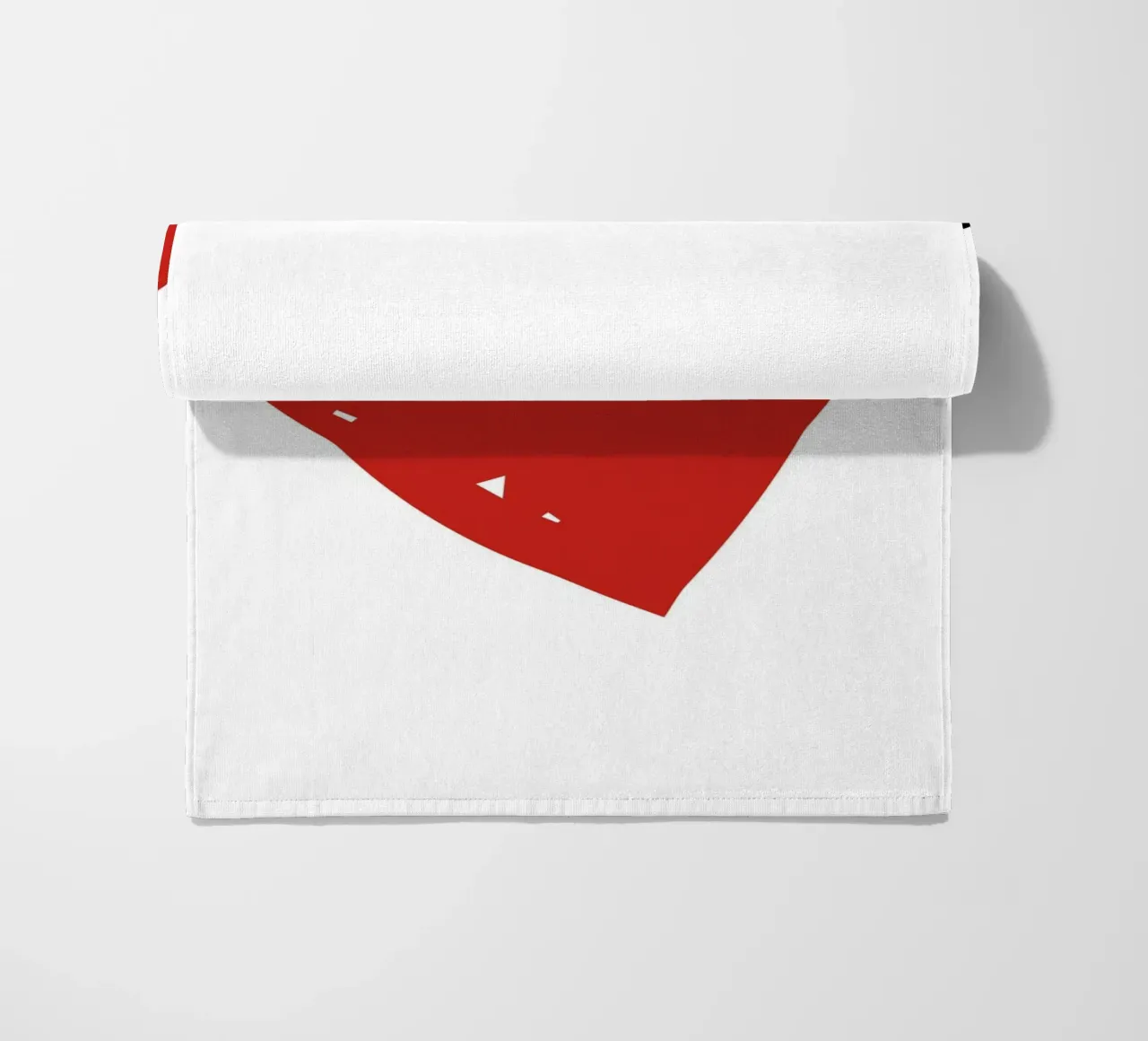 Be Kind Heart - Abstrakte Typografie Kunstdruck Strandtuch von NorwesClub