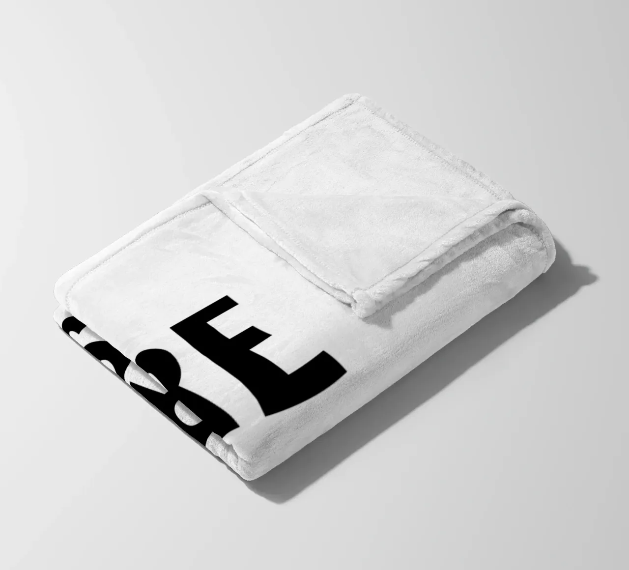 Do More Worry Less - Bold Minimalist Typography Print fleece blanket by NorwesClub