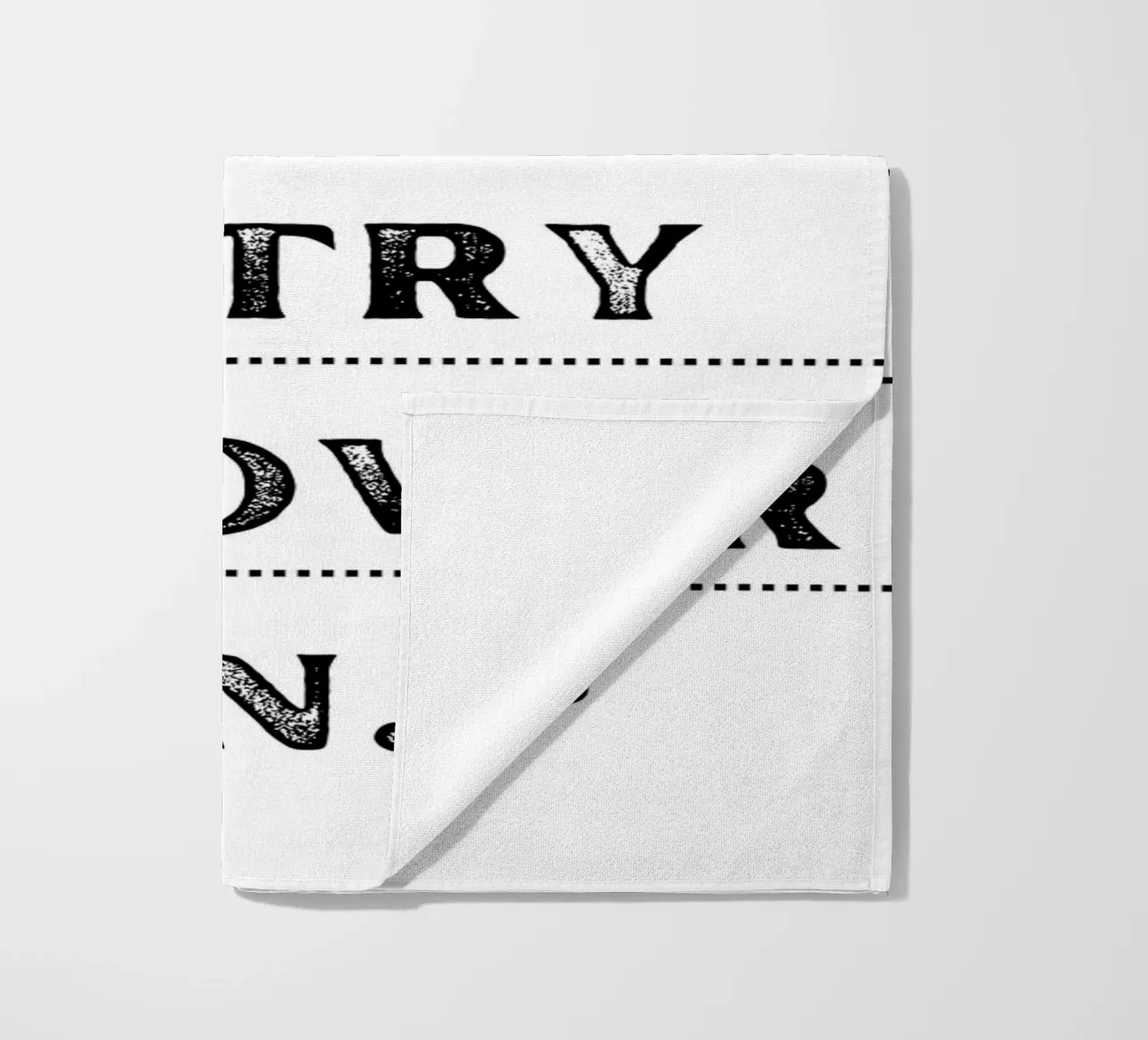 "Take a Deep Breath" - Impression typographique inspirante serviette de plage de NorwesClub