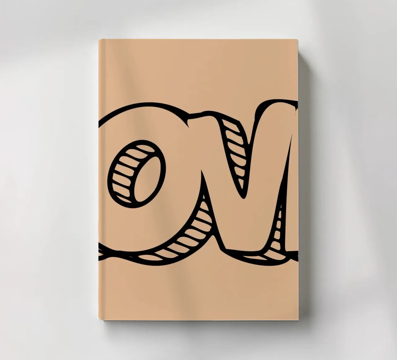 LOVE Graffiti Outline - Retro Pop Art Print notebook by NorwesClub