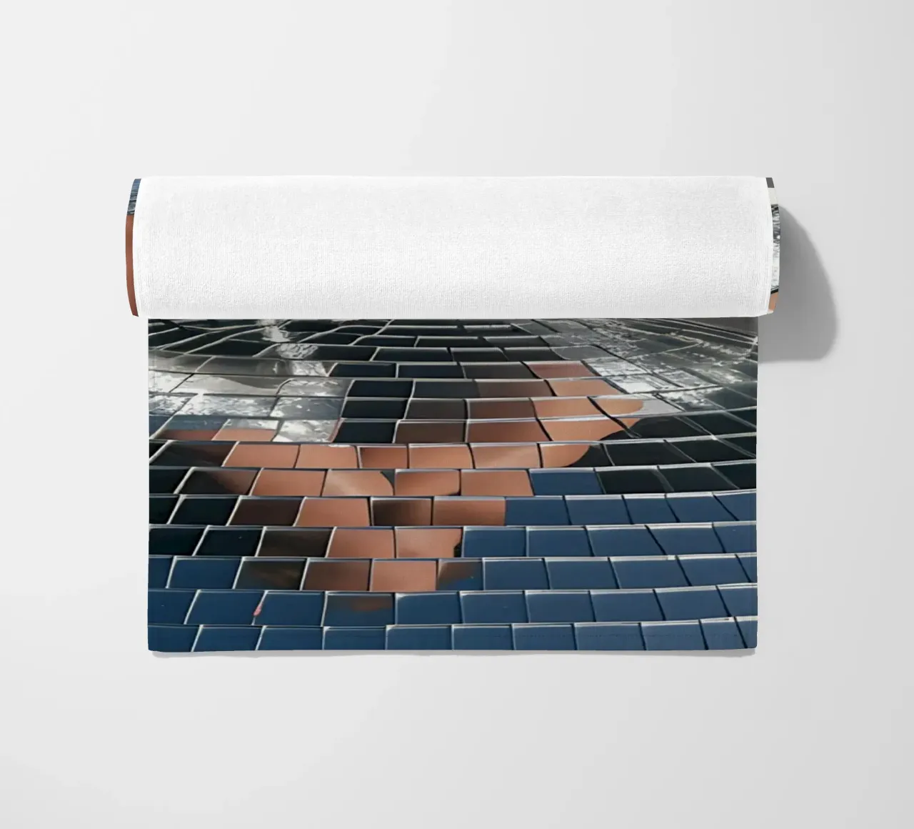 Disco Queen con tacchi d'argento - Stampa pop art retrò telo mare da NorwesClub