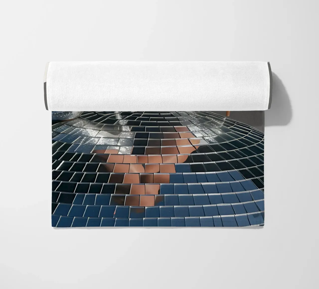 Disco Queen con tacchi d'argento - Stampa pop art retrò telo mare da NorwesClub