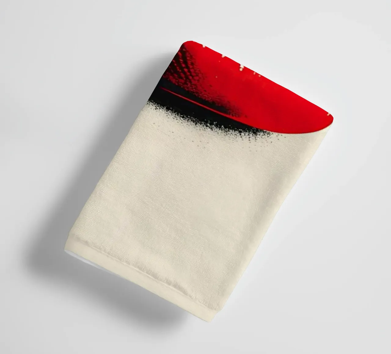 Red Lips Pop Art - Halftone Glamour Print towel by NorwesClub