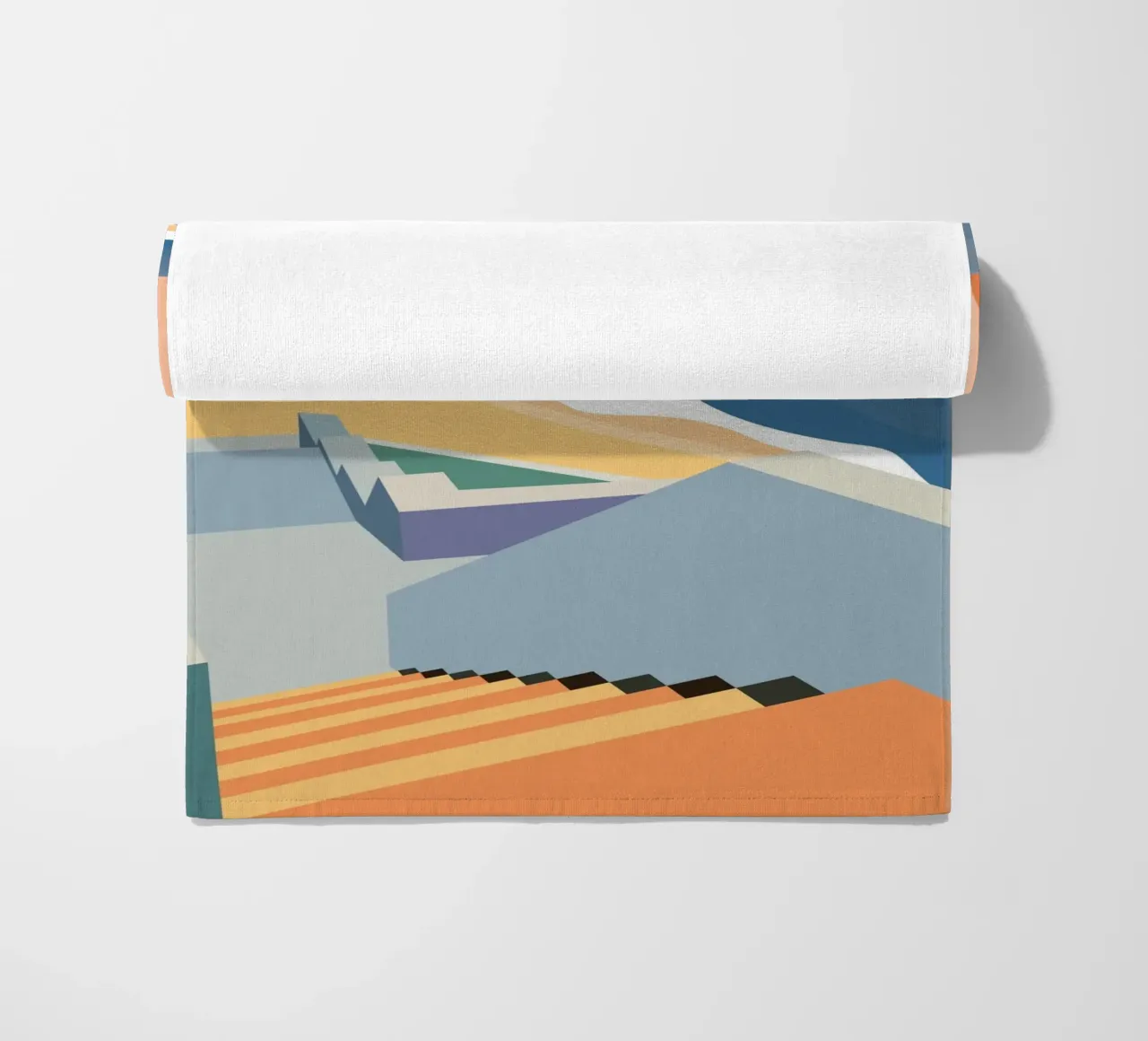 Scale sulla spiaggia telo mare da pierosvisuals